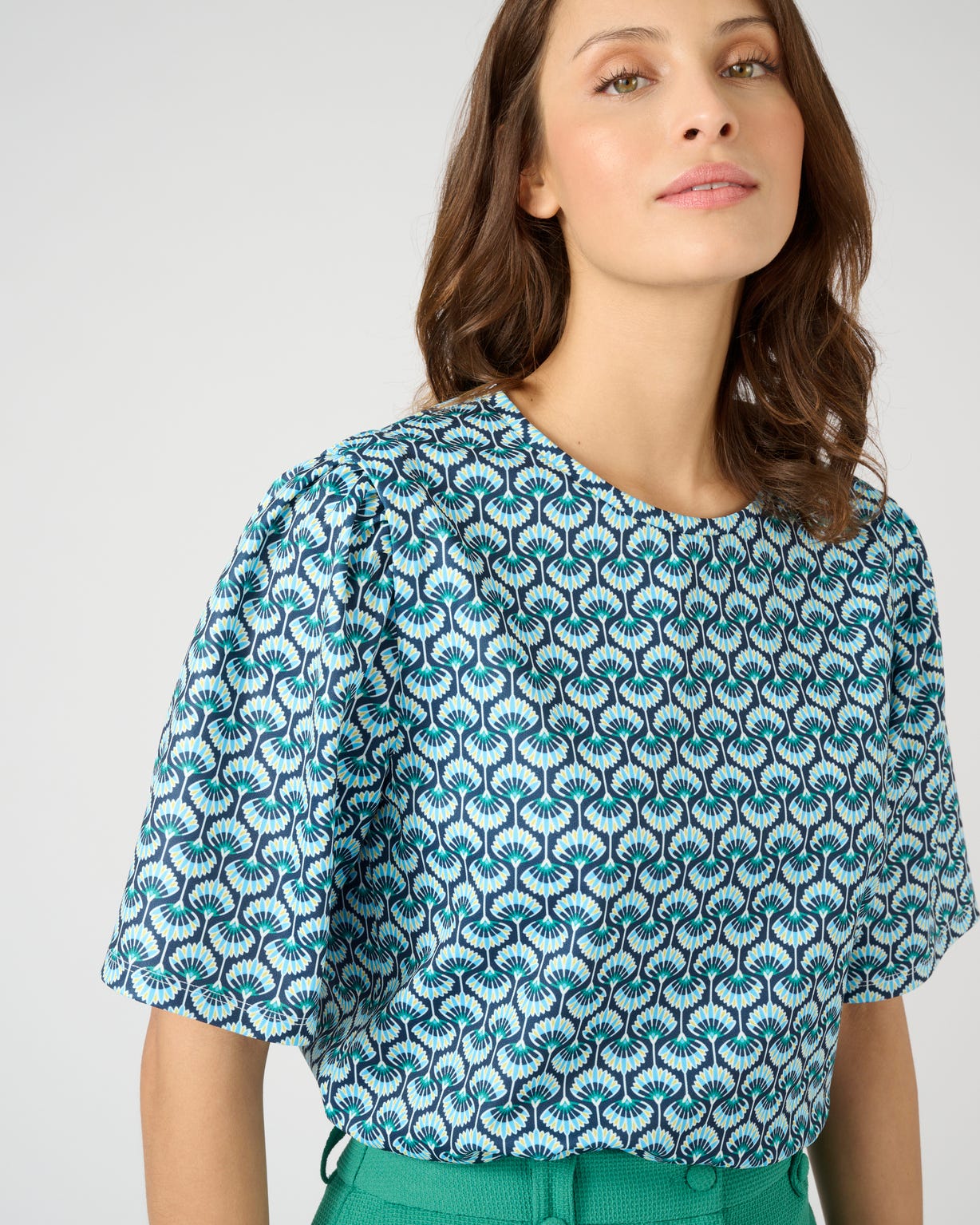 Tee-shirt en maille crêpe lourde