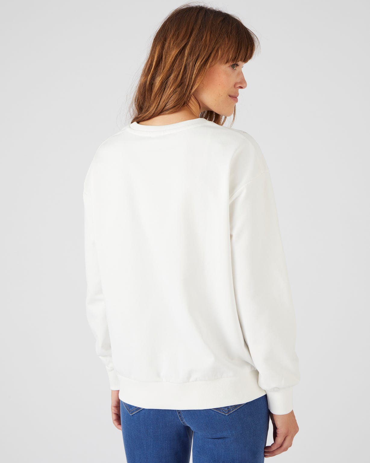 Sweat broderie et guipure