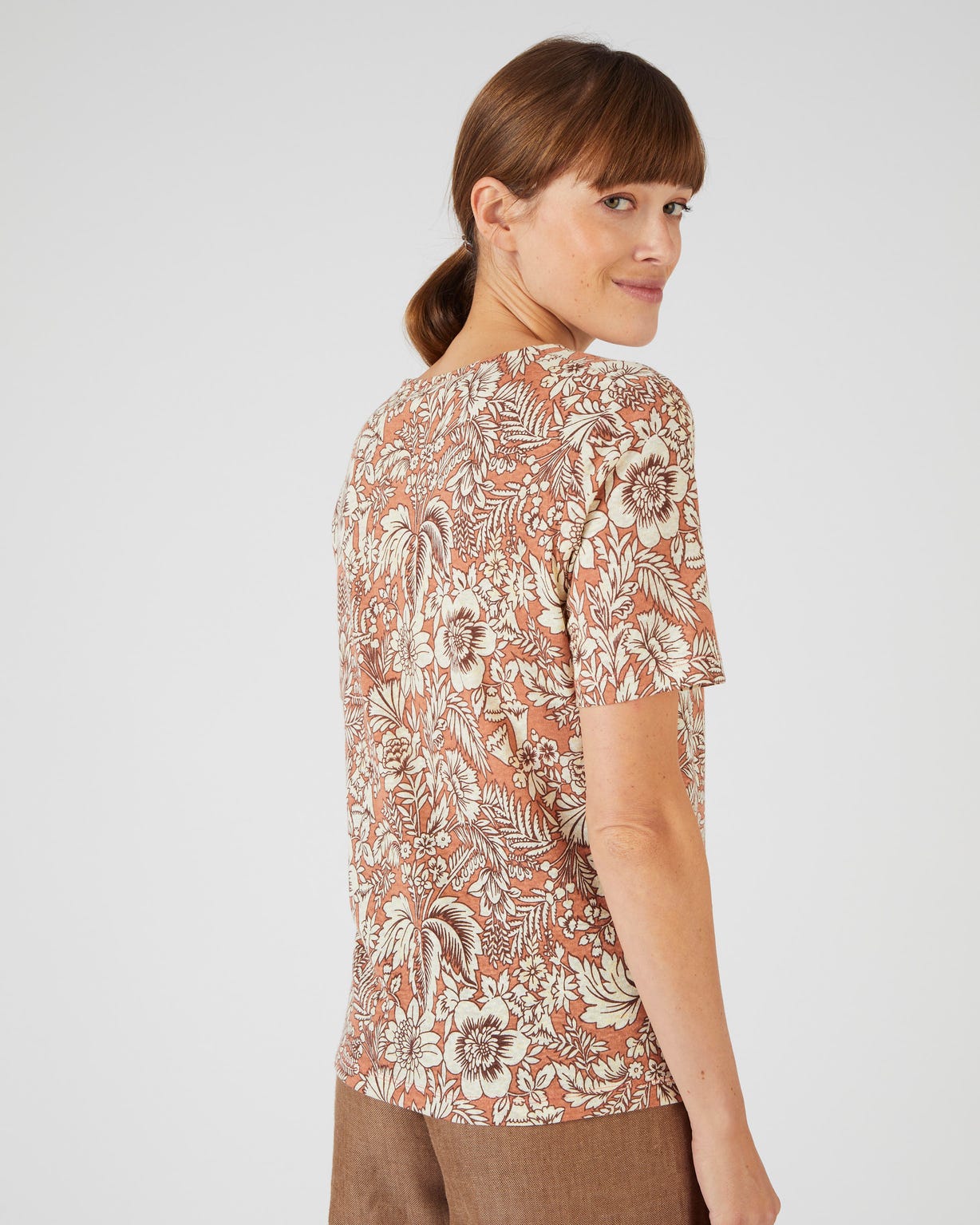 Tee-shirt en lin mélangé