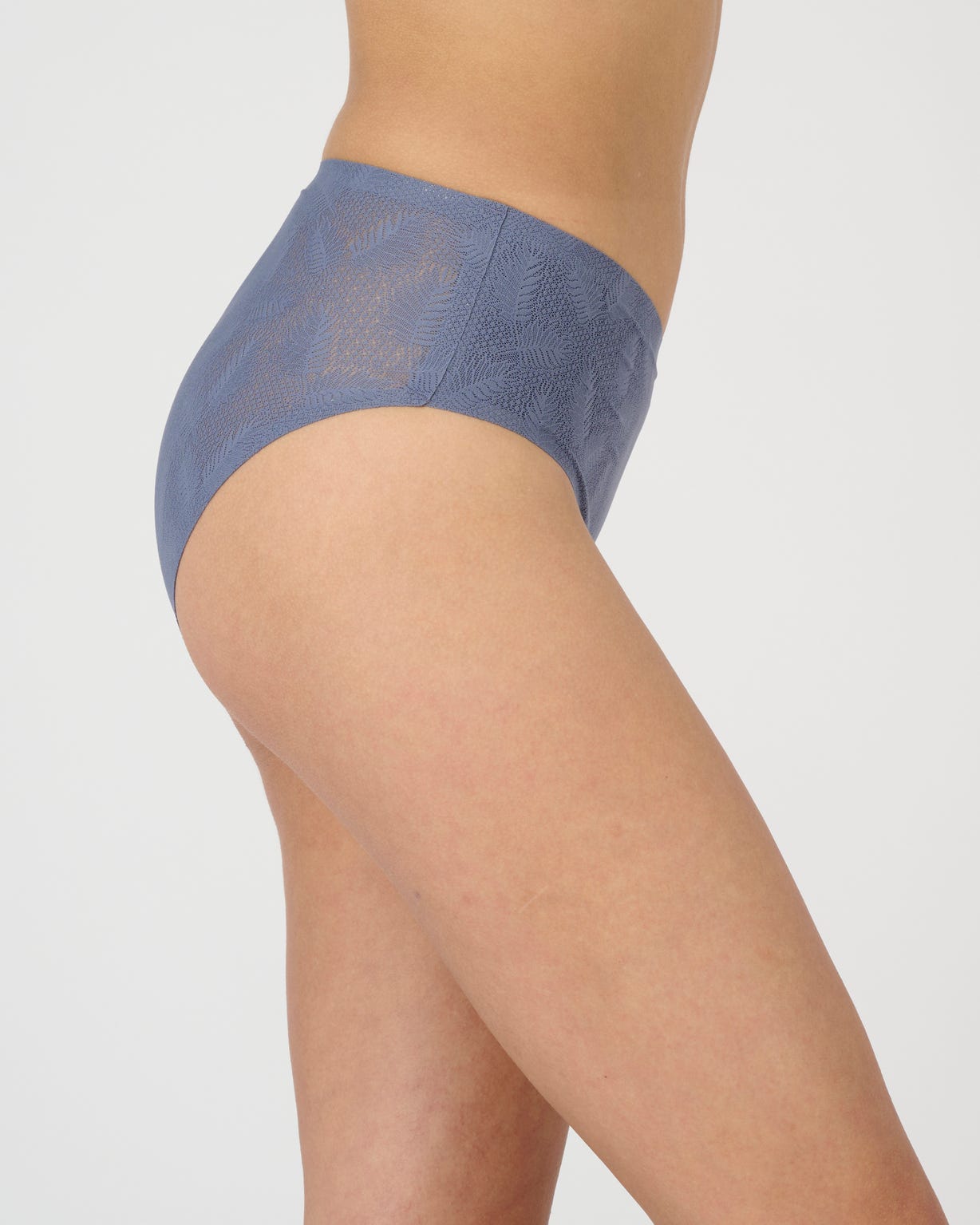 Culotte midi effet dentelle