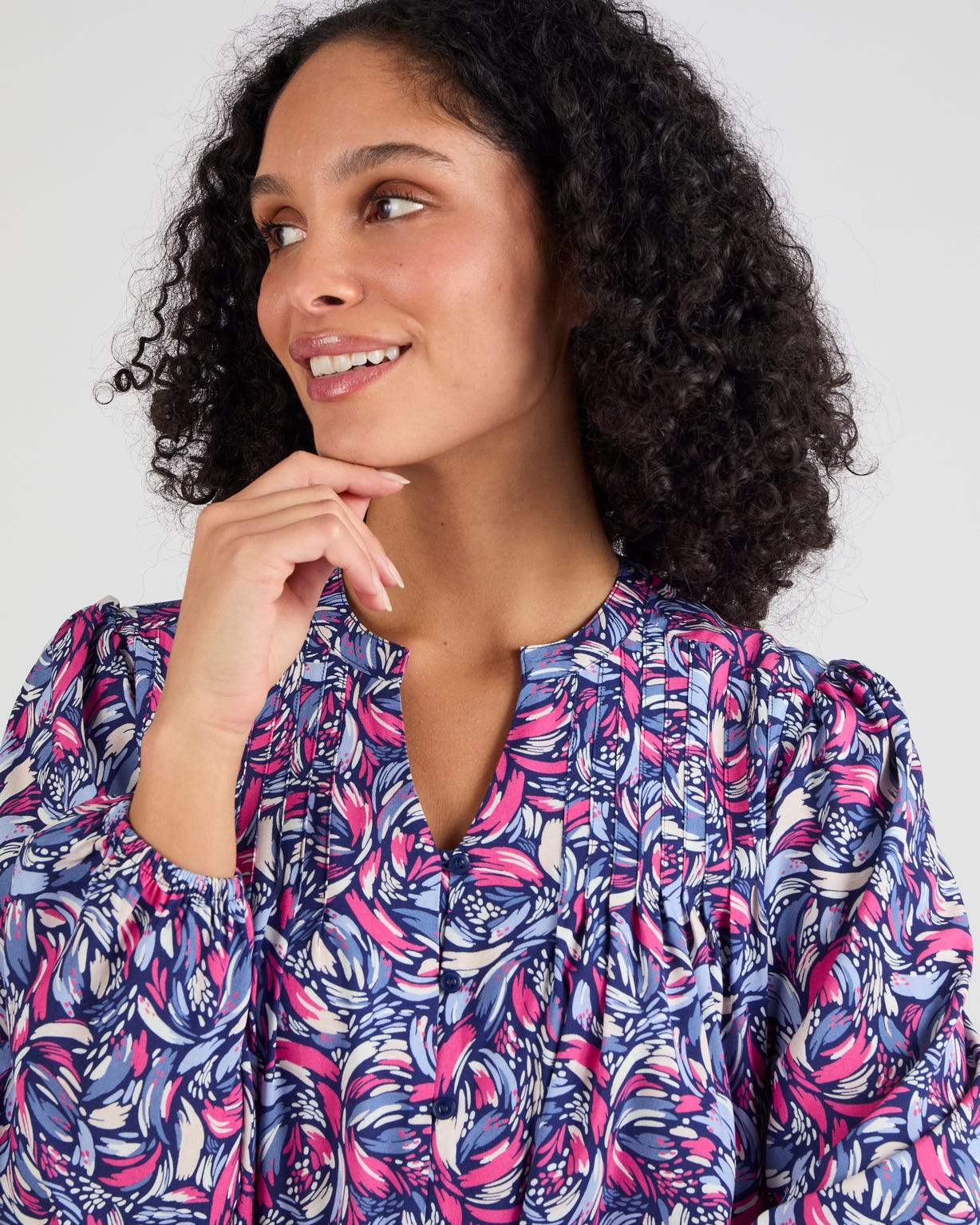 Chemisier imprimé pure viscose