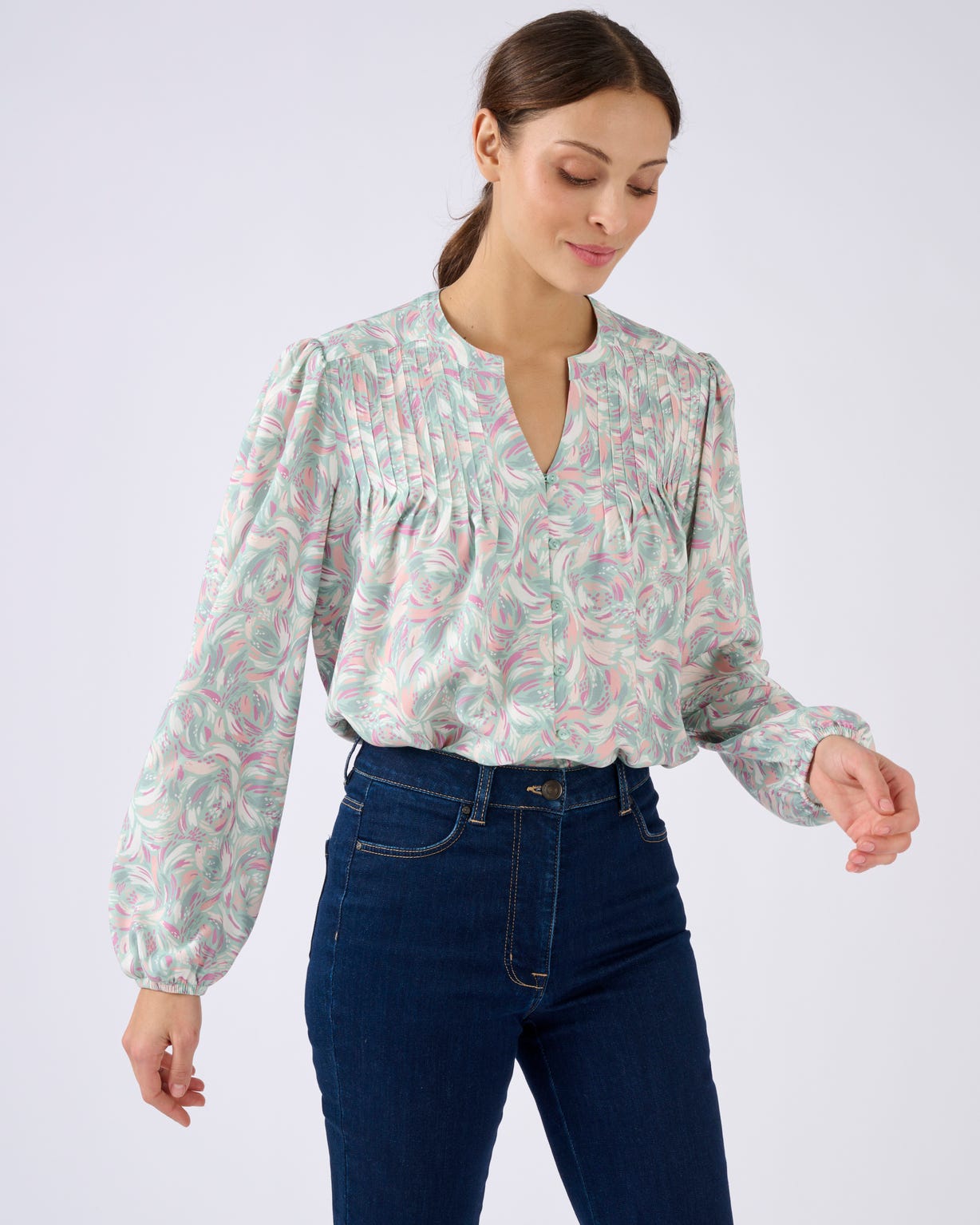 Chemisier imprimé pure viscose