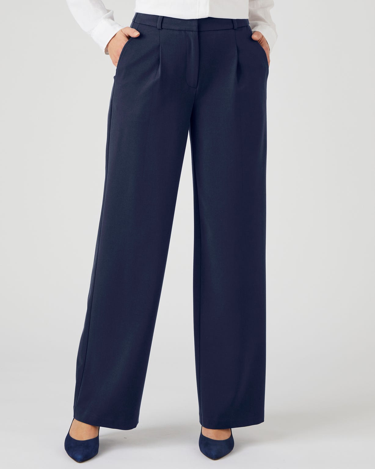 Pantalon large et fluide bi-stretch