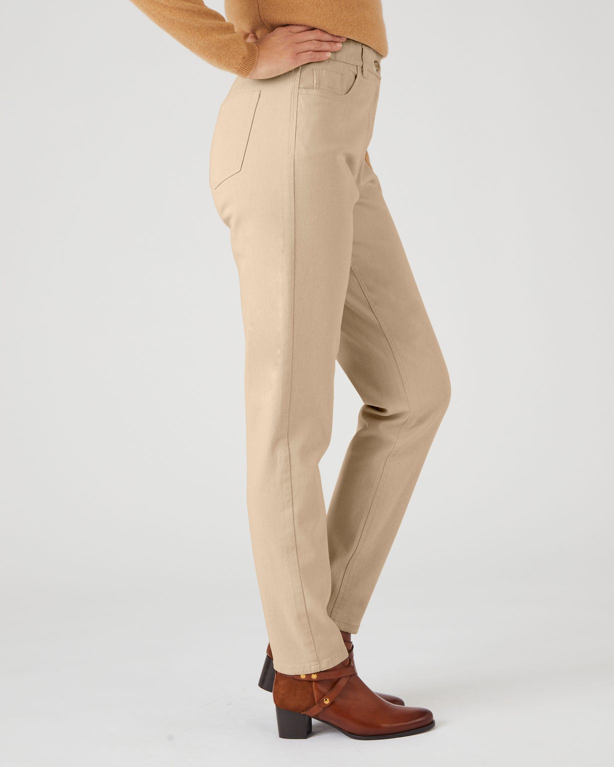 Pantalon coupe mom