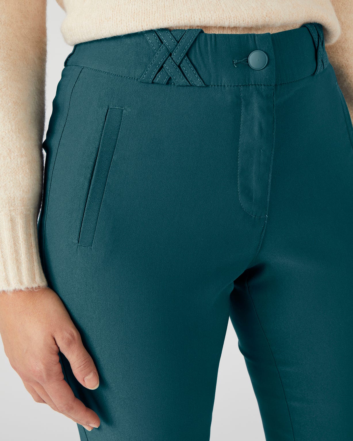 Pantalon toile stretch