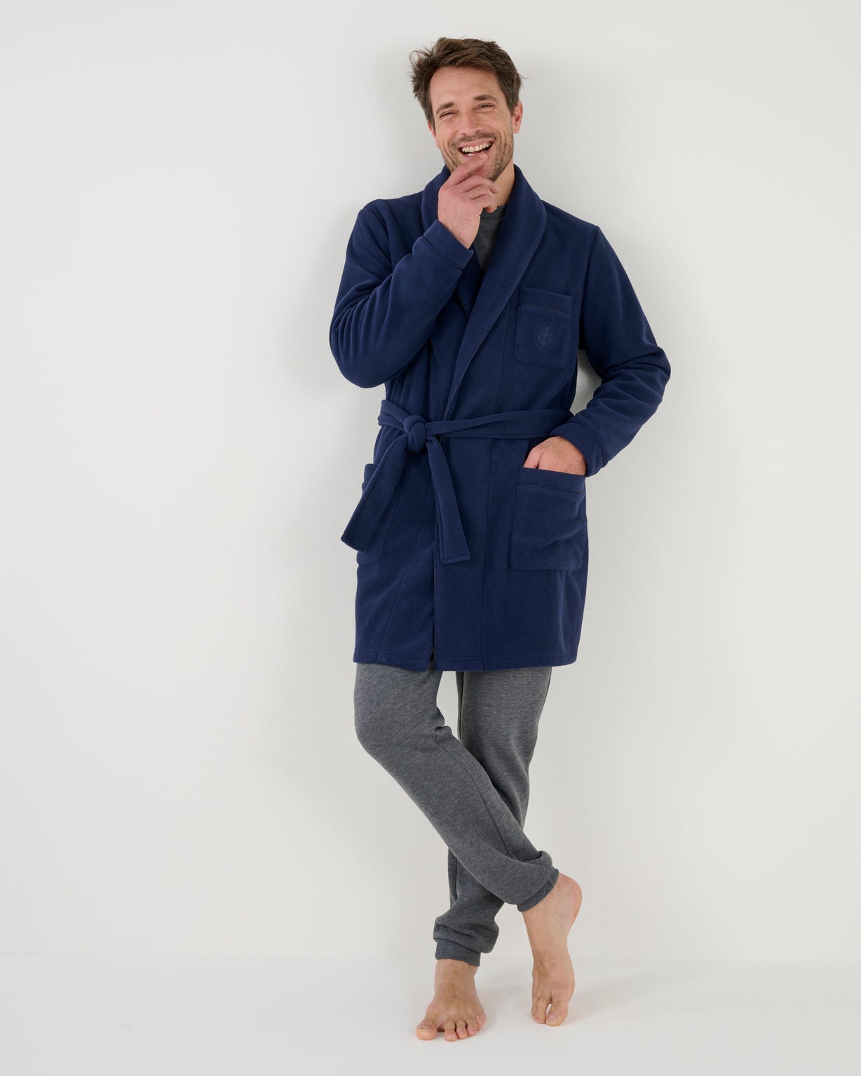 Robe de chambre Thermolactyl en maille polaire