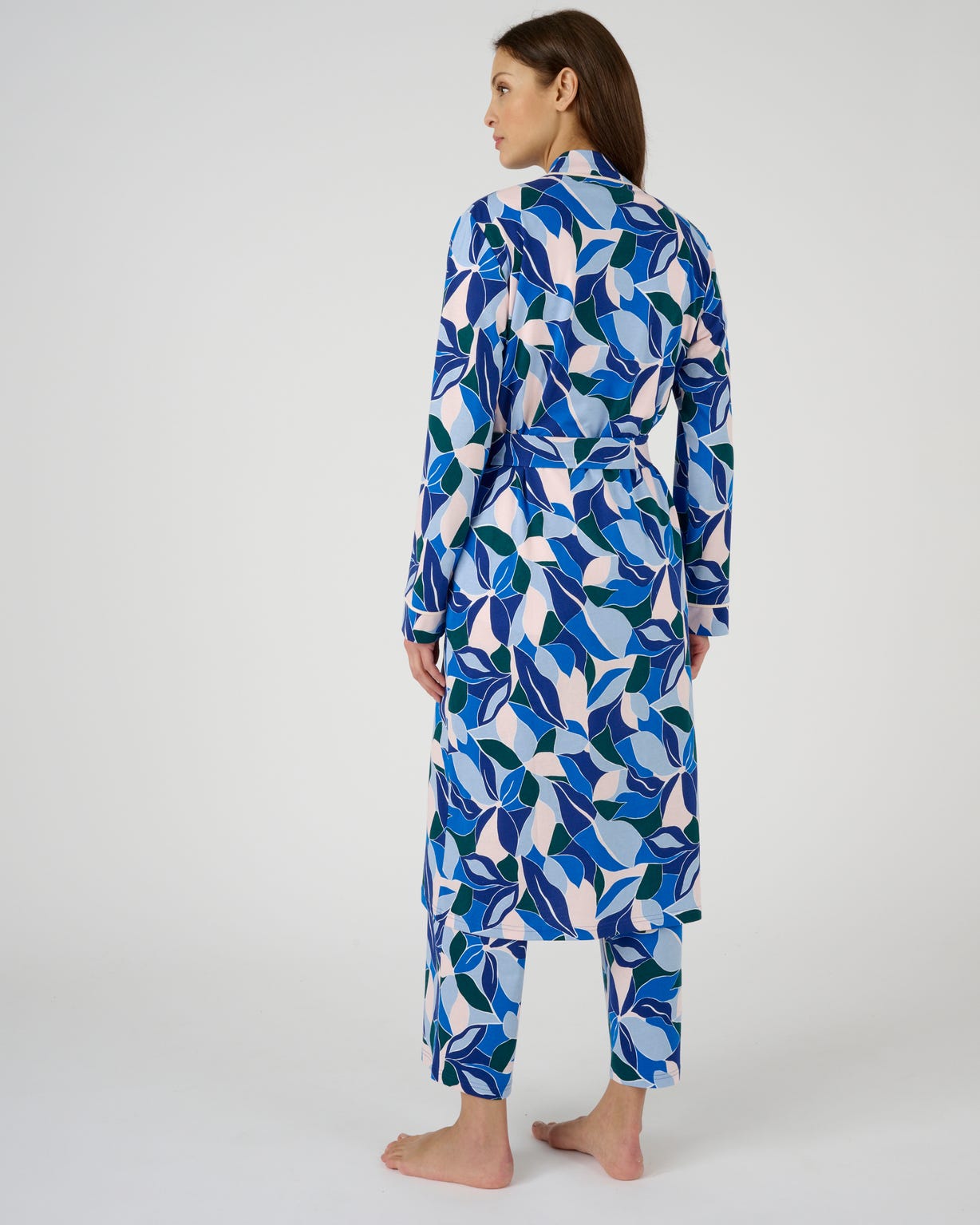 Robe de chambre pur coton peigné