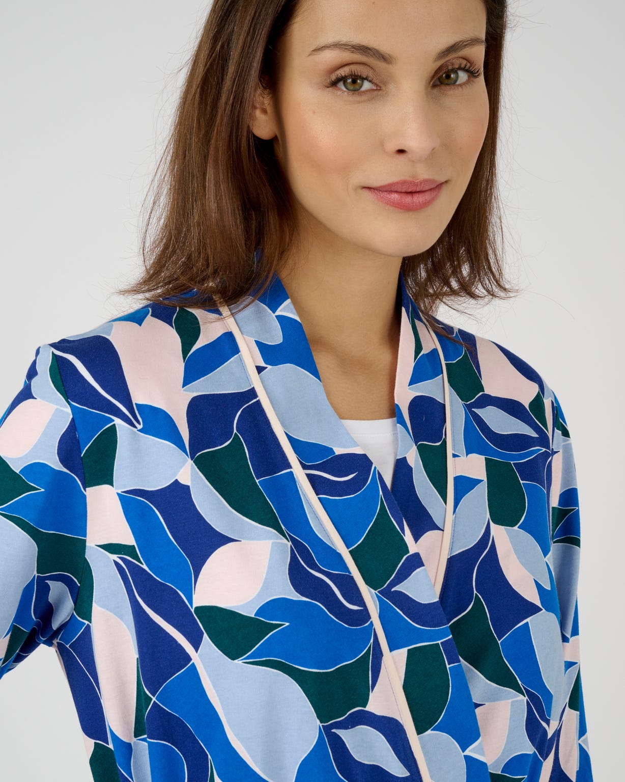 Robe de chambre pur coton peigné