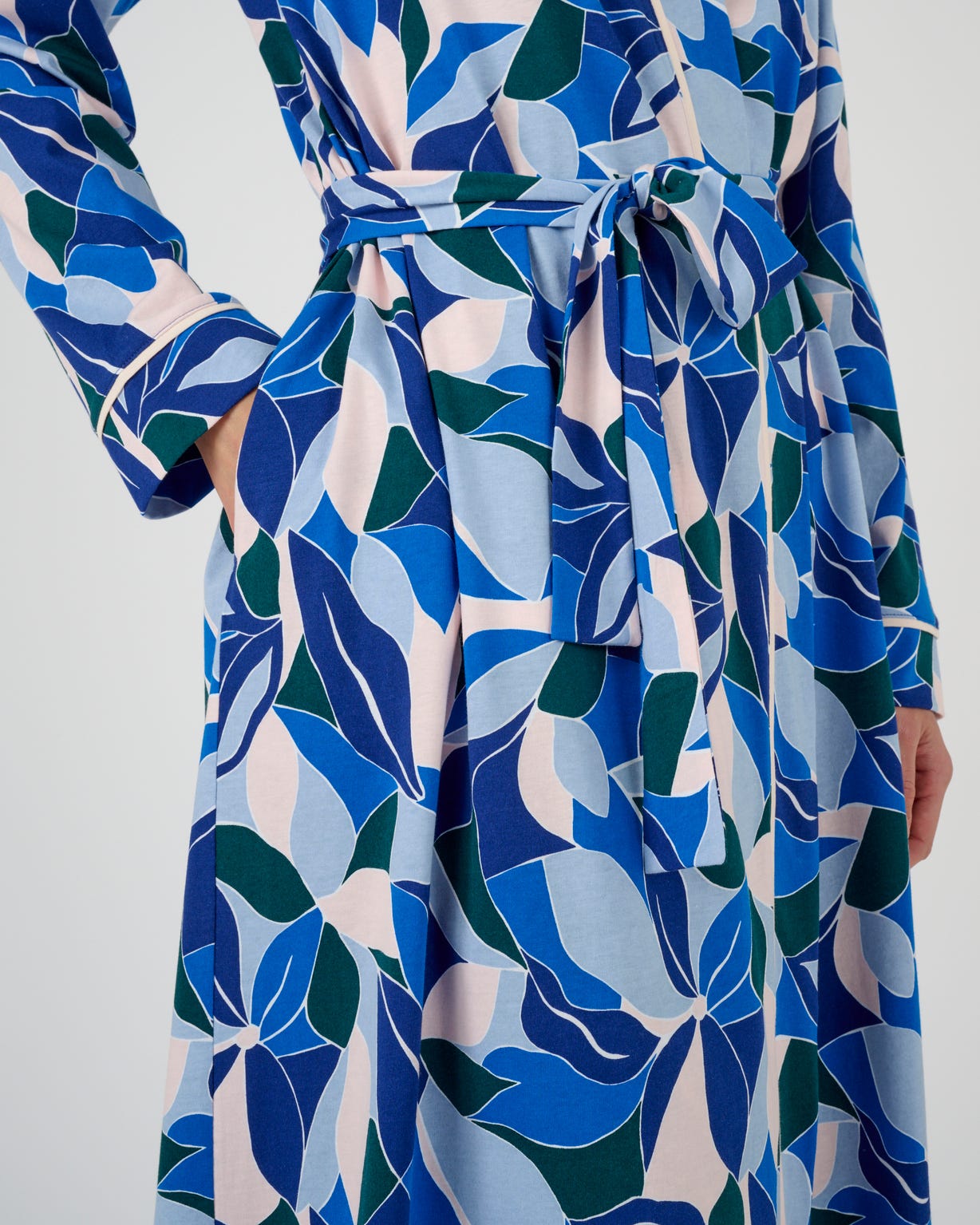 Robe de chambre pur coton peigné