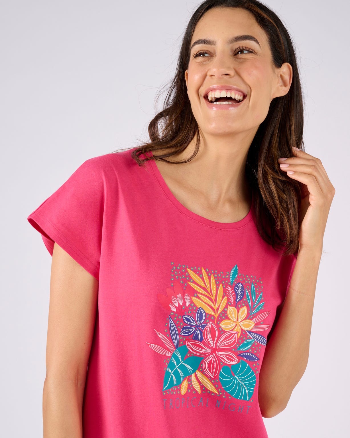 Chemise de nuit en pur coton