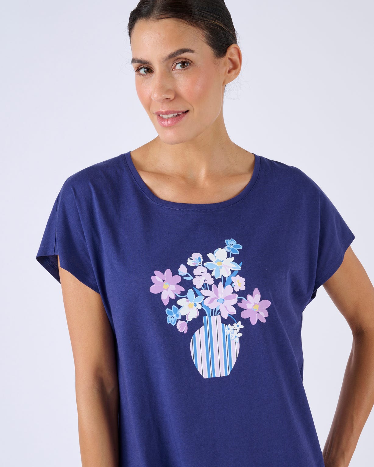 Chemise de nuit en pur coton