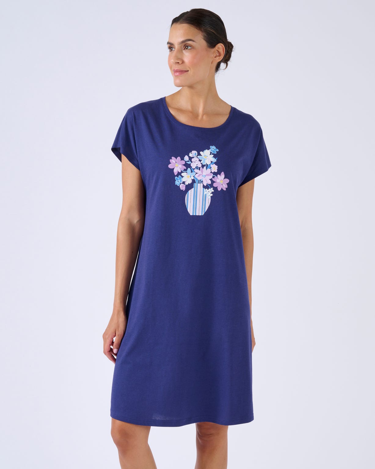 Chemise de nuit en pur coton