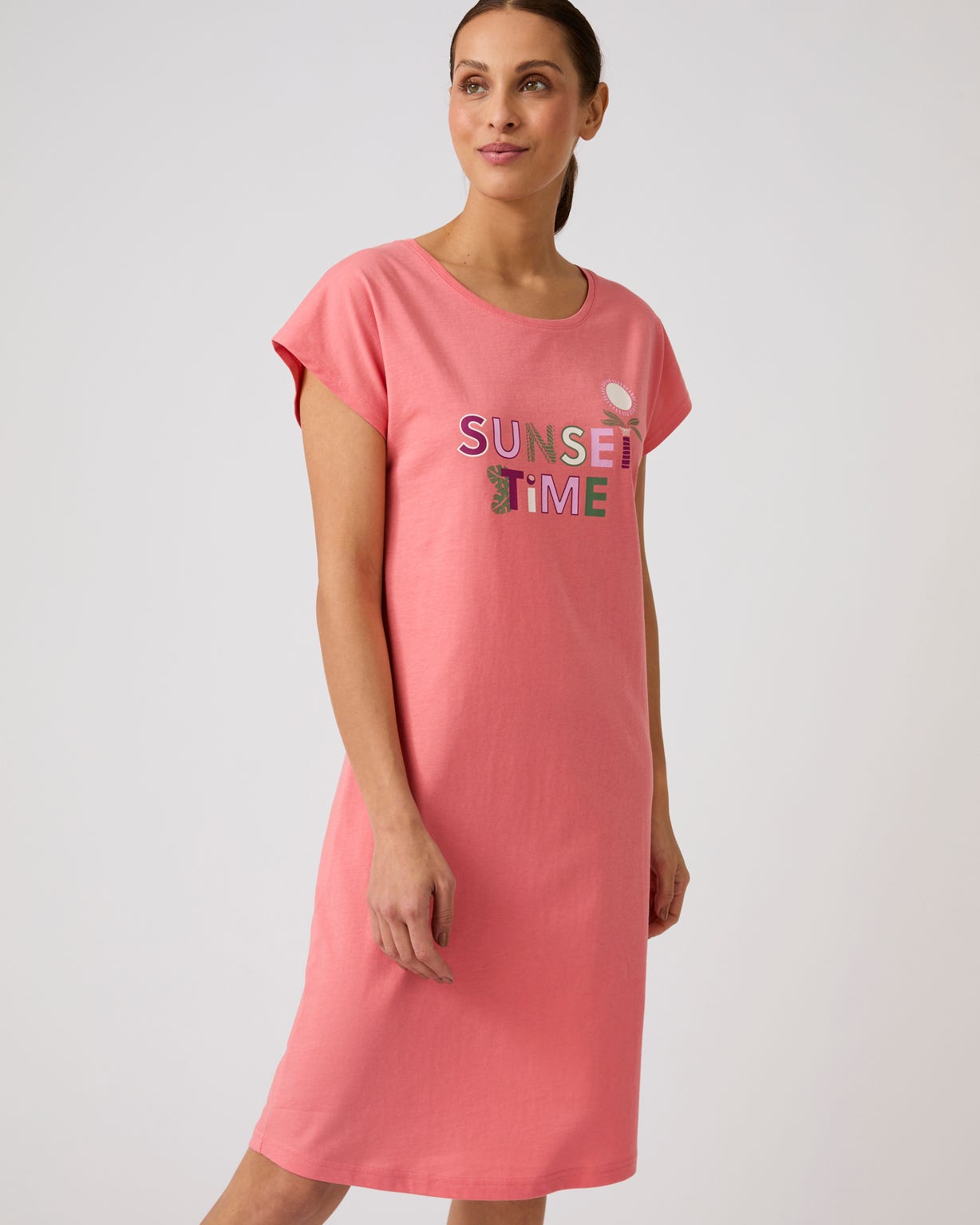 Chemise de nuit en pur coton