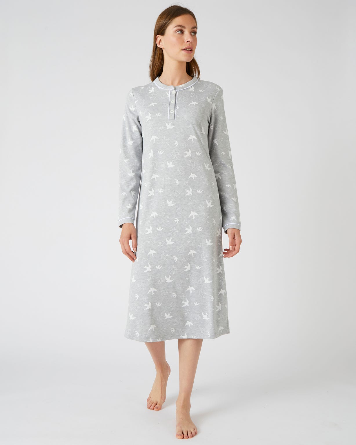 Chemise de nuit Thermolactyl en maille interlock