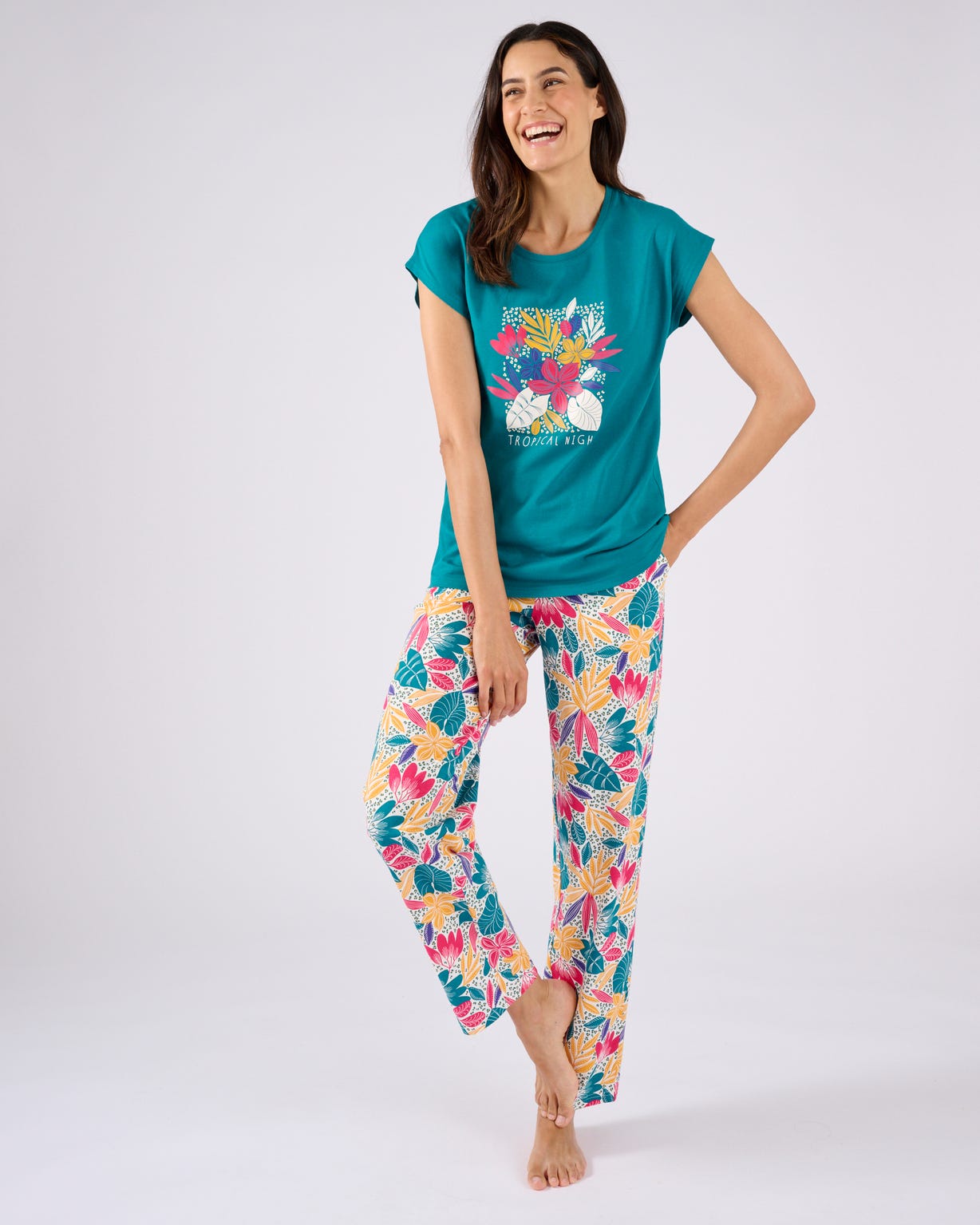 T-shirt de pyjama en pur coton