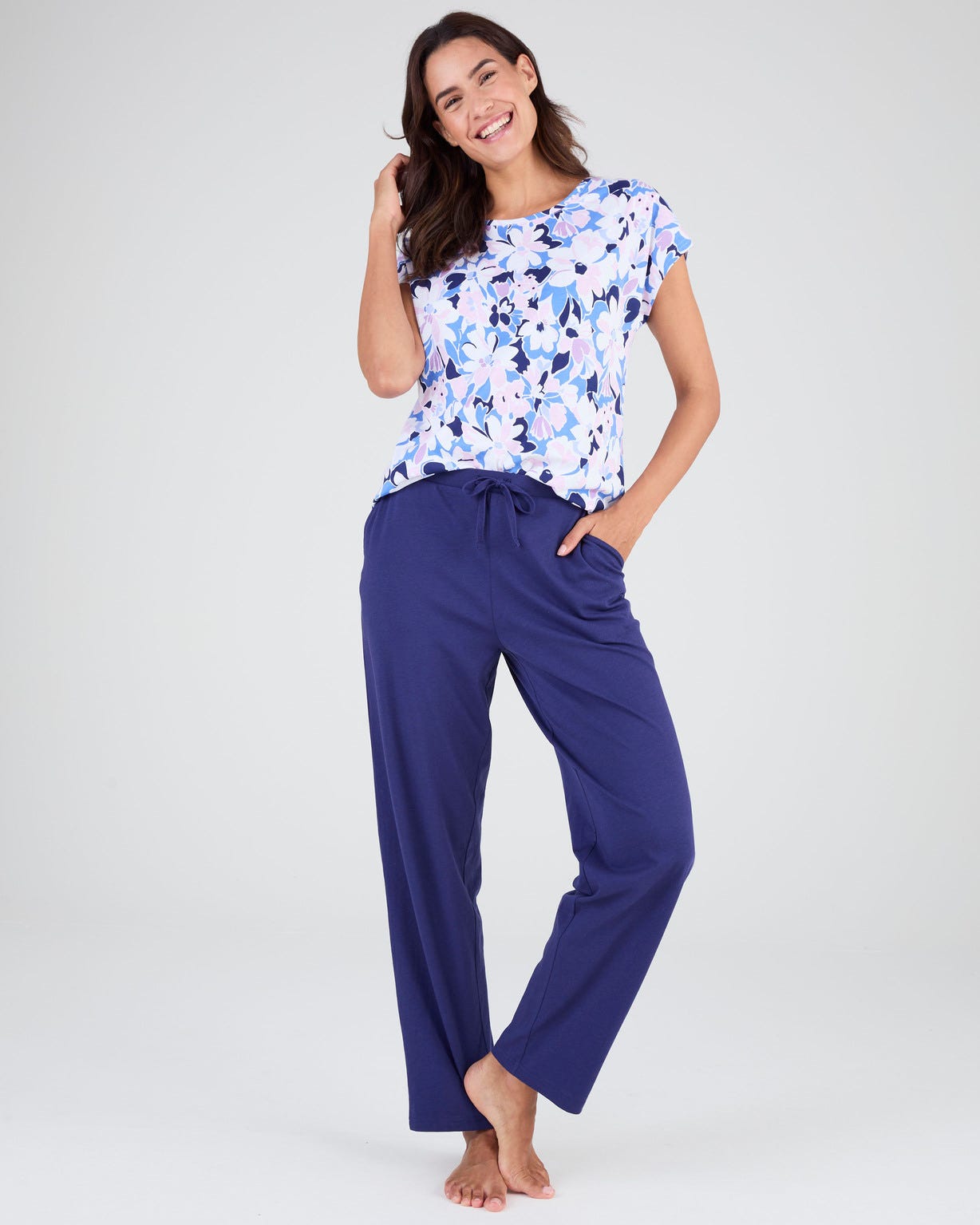 T-shirt de pyjama en pur coton