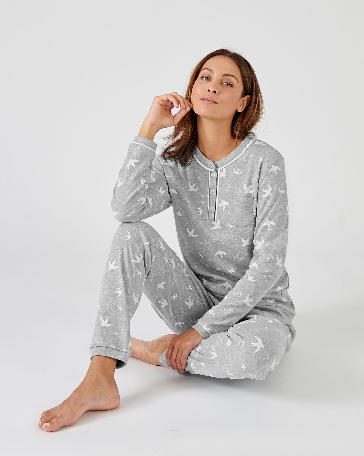 Pyjama Thermolactyl en maille interlock