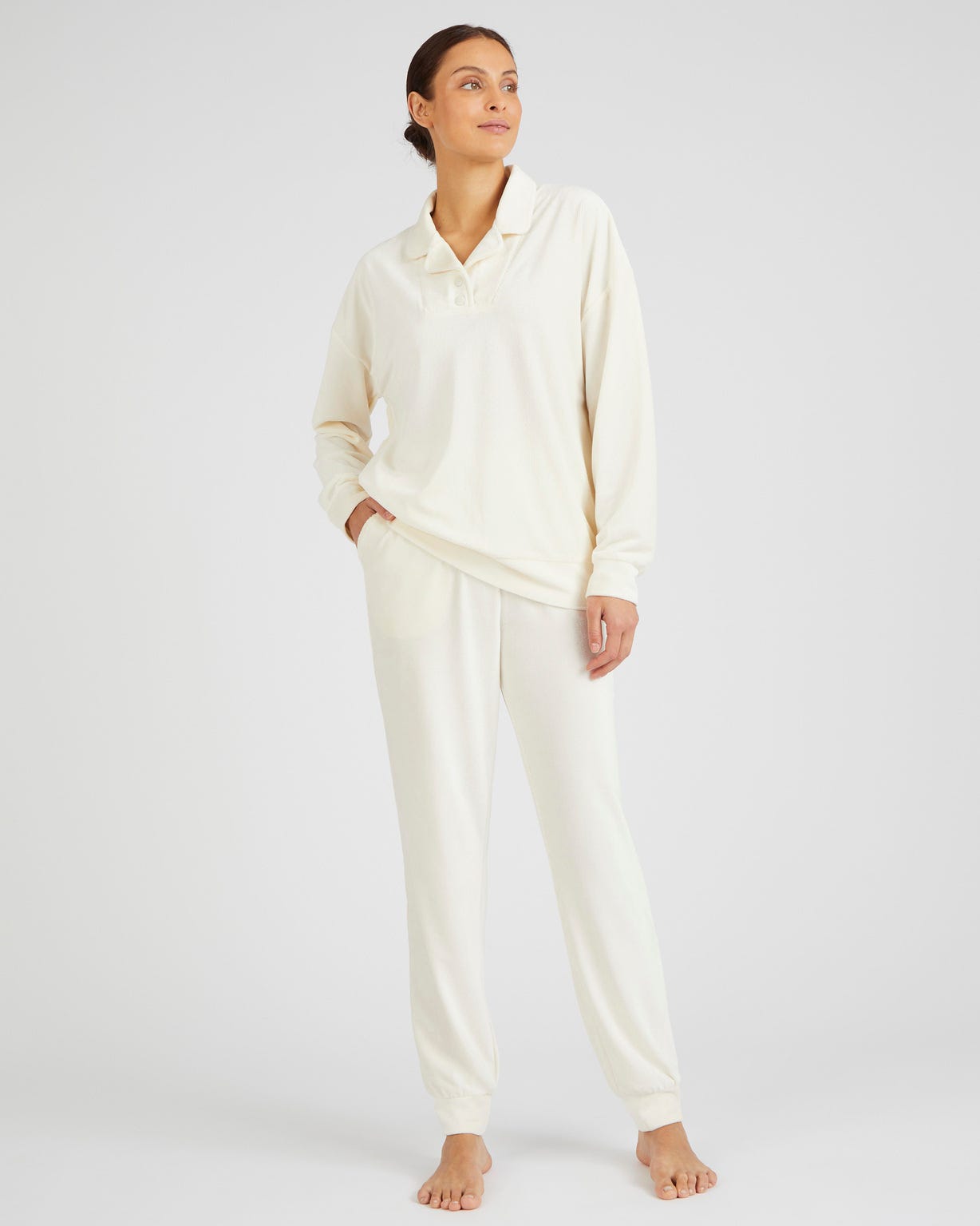 Pyjama Thermolactyl en velours côtelé