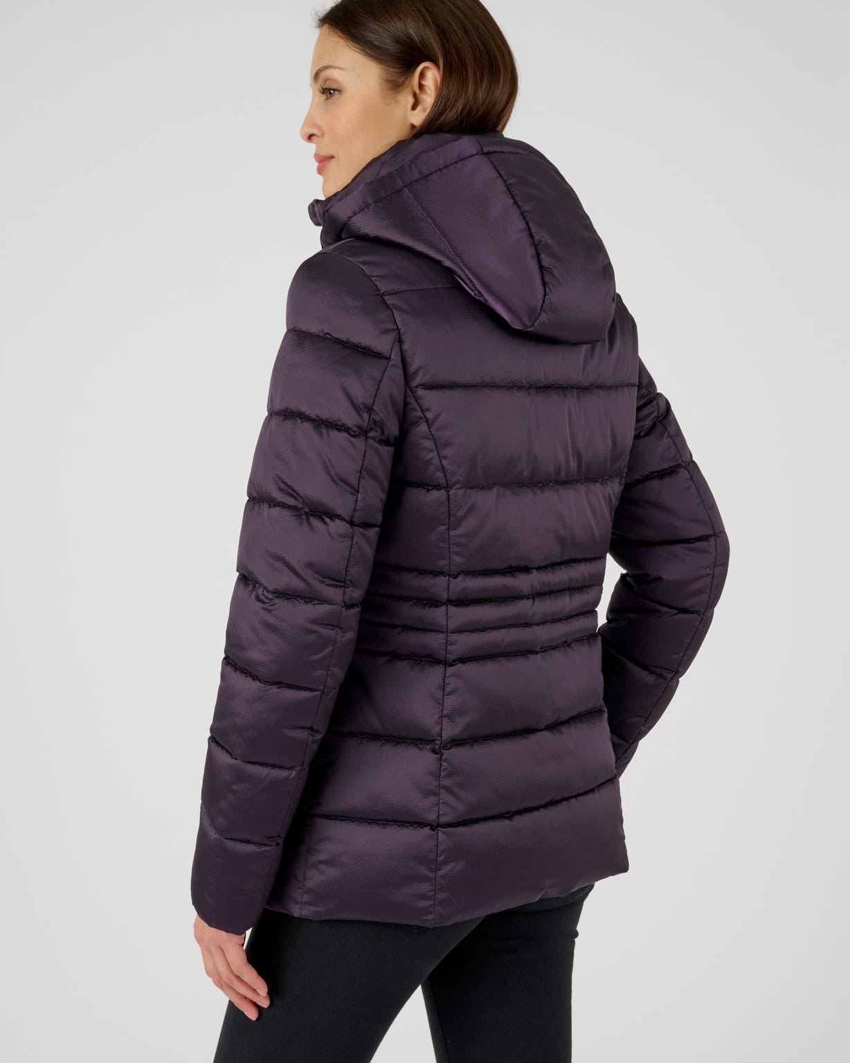 Doudoune matière fantaisie