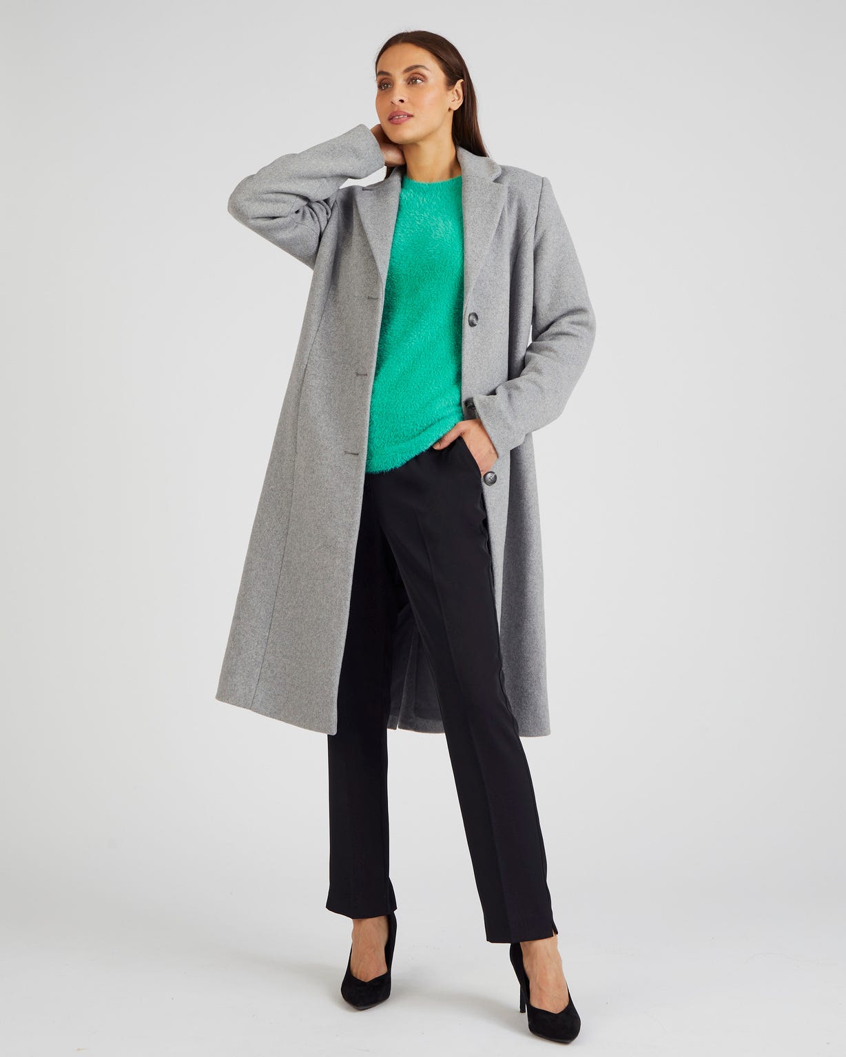 Manteau lainage doublé Thermolactyl