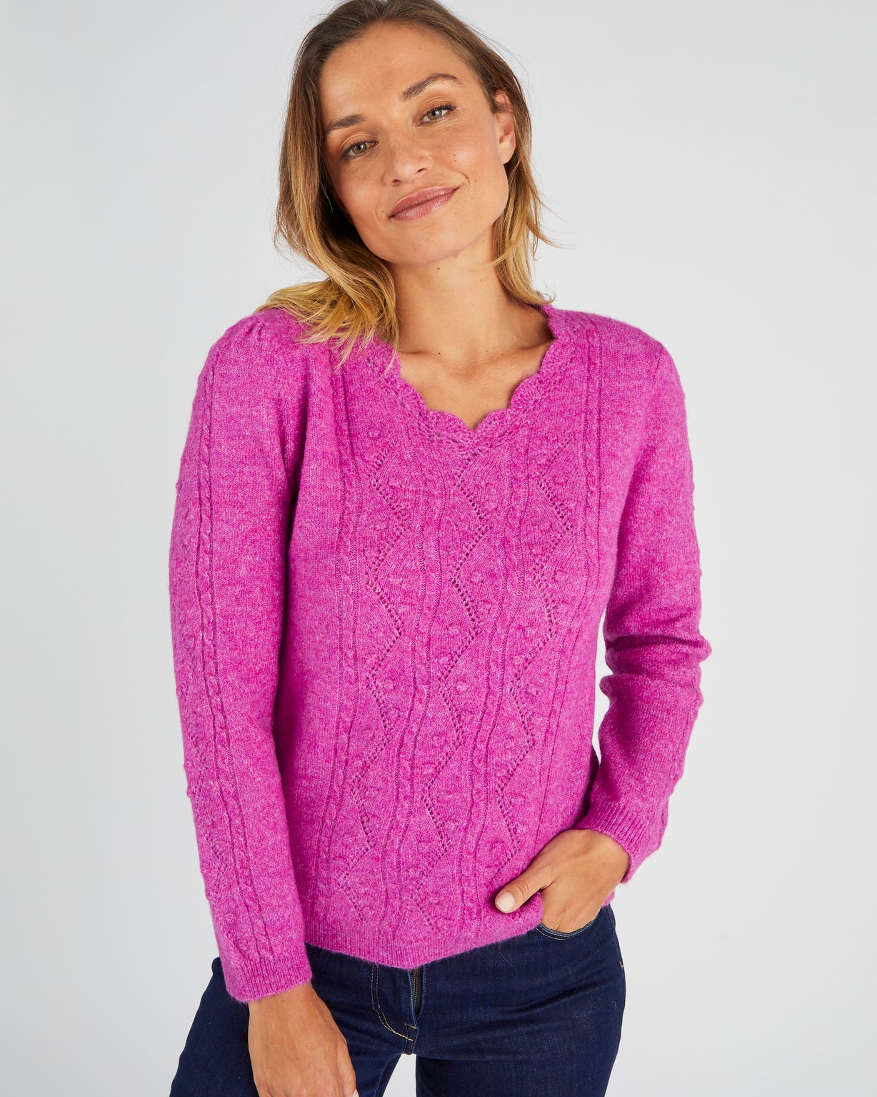 Pull maille fantaisie Thermolactyl