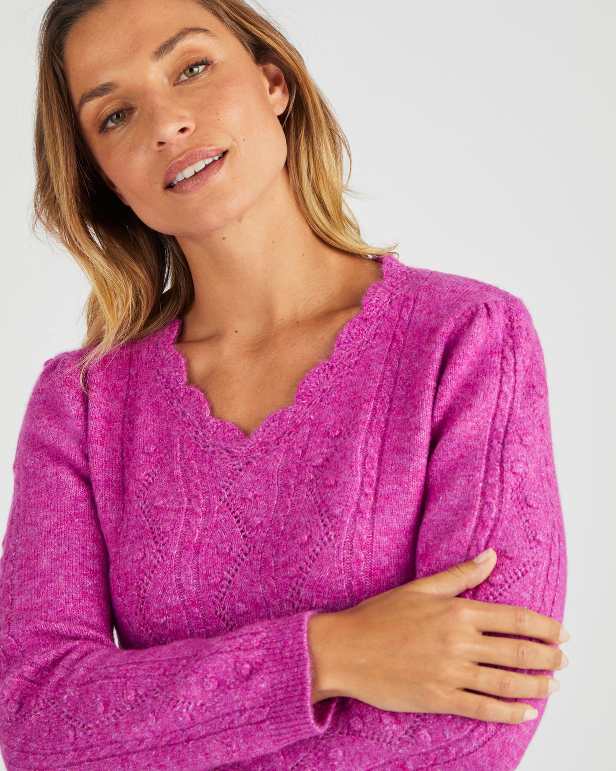 Pull maille fantaisie Thermolactyl