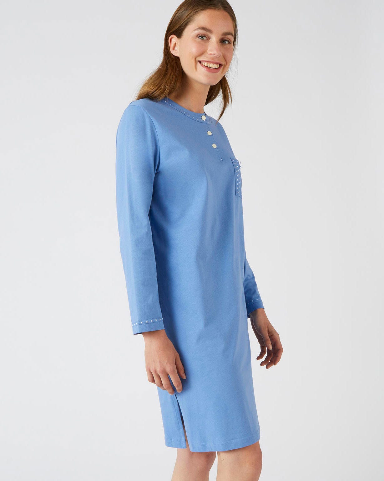 Liquette maille jersey, long. 95 cm