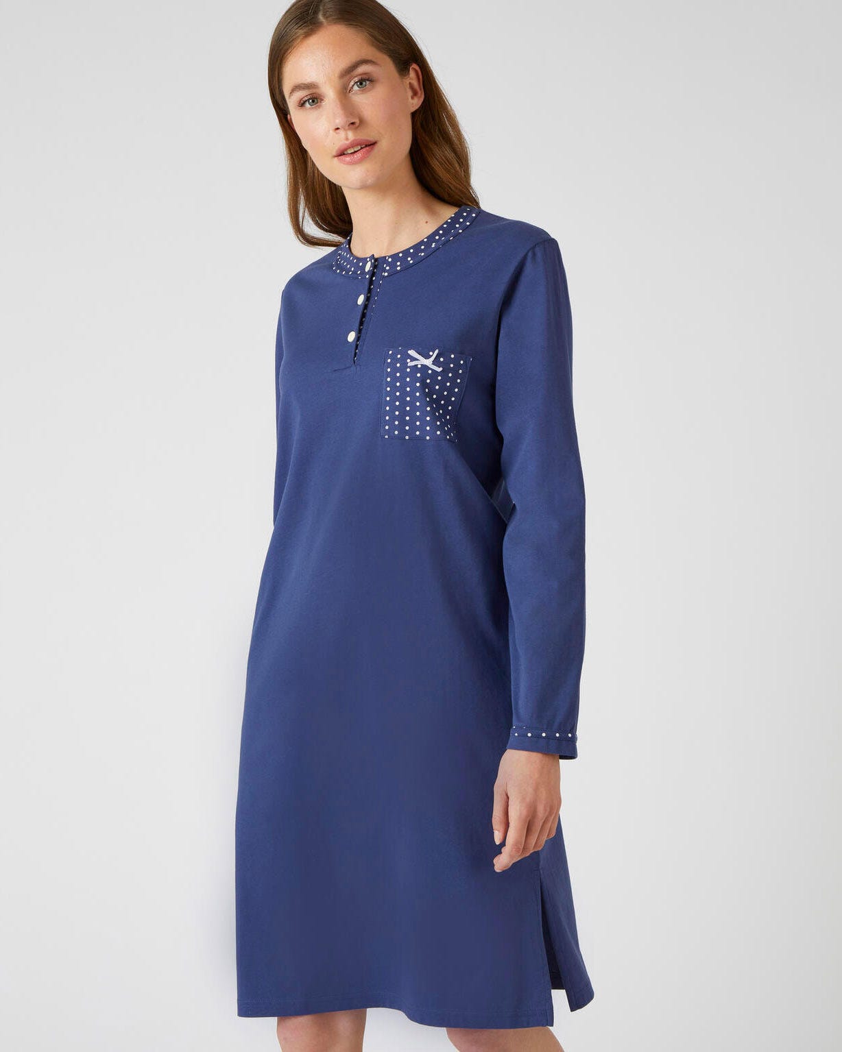 Liquette maille jersey, long. 95 cm