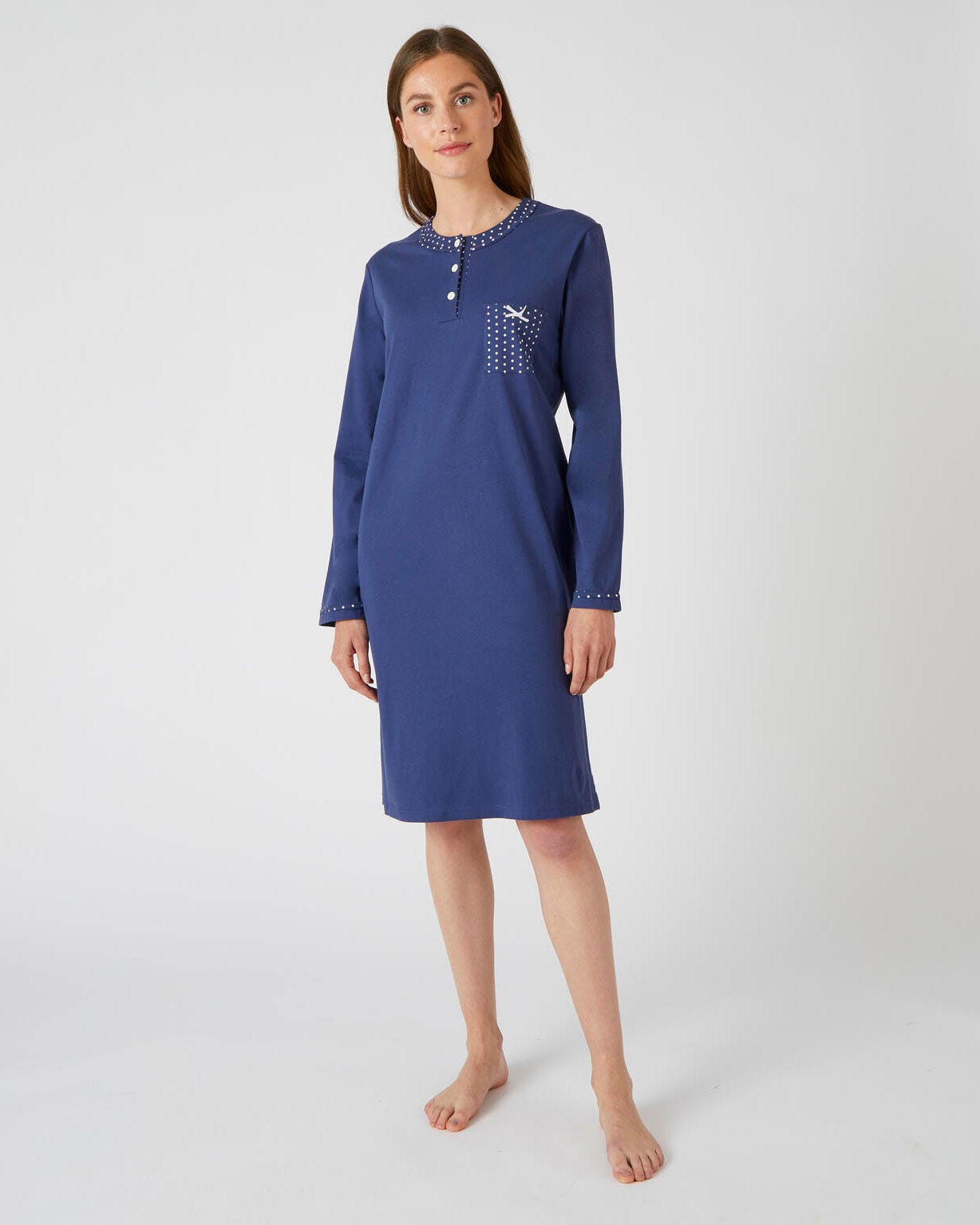 Liquette maille jersey, long. 95 cm