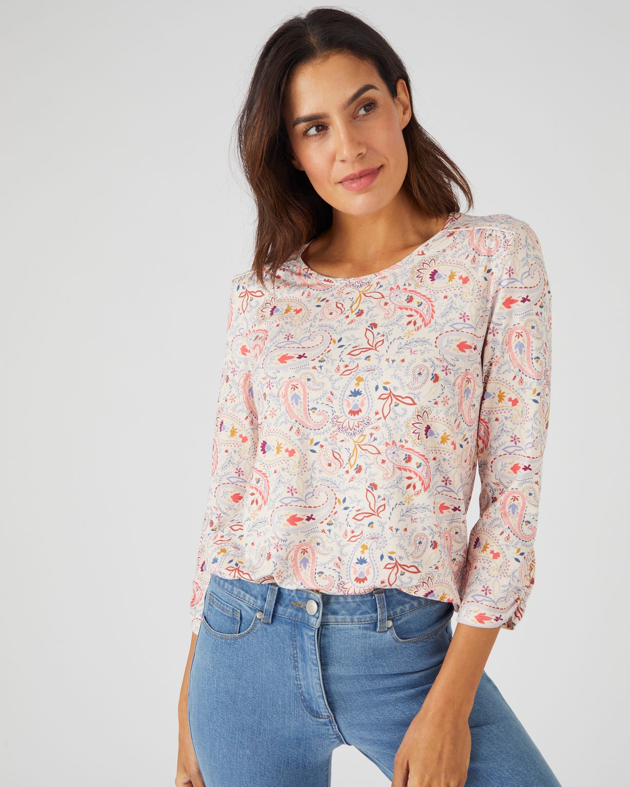 T-shirt viscose stretch