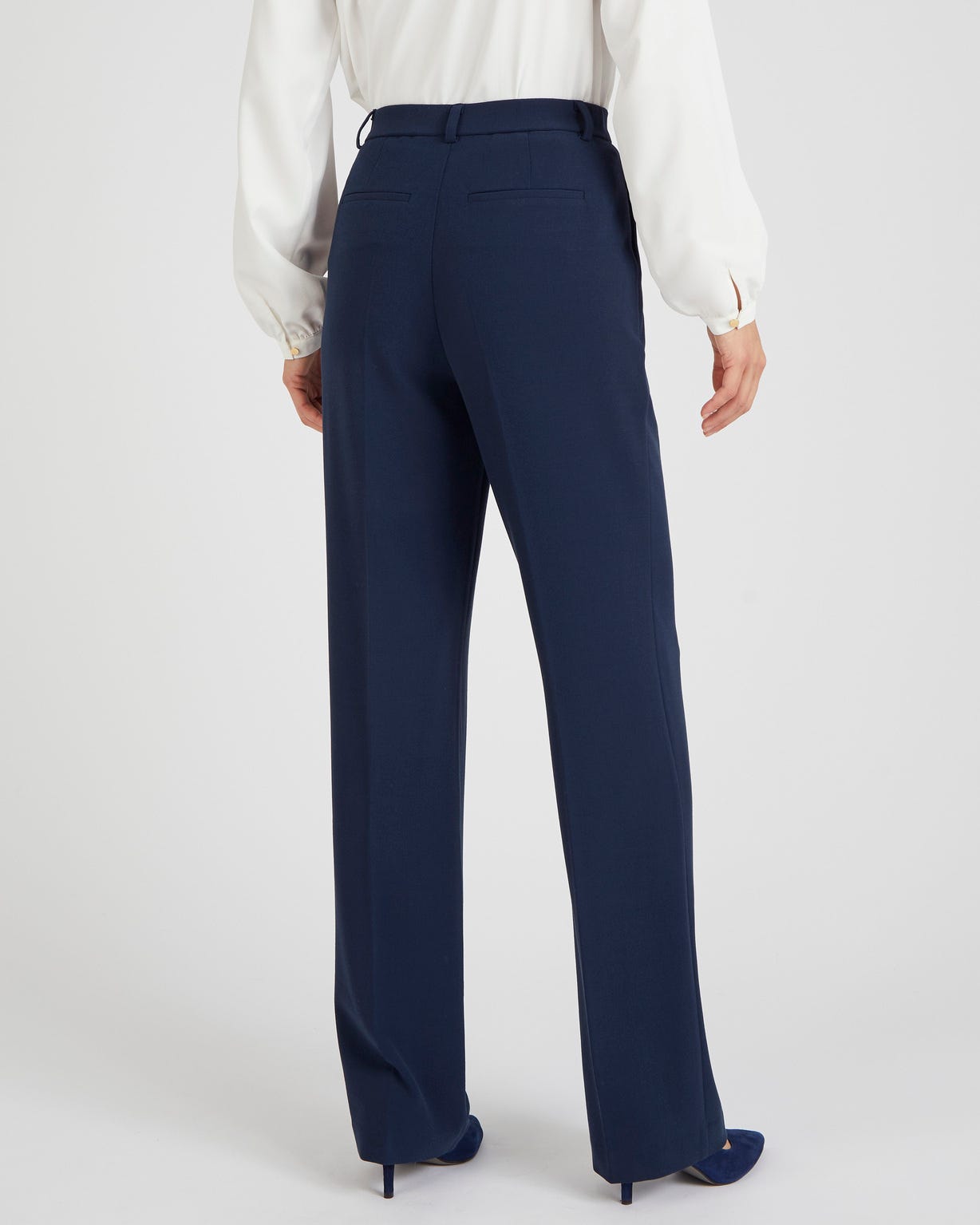Pantalon large en crêpe