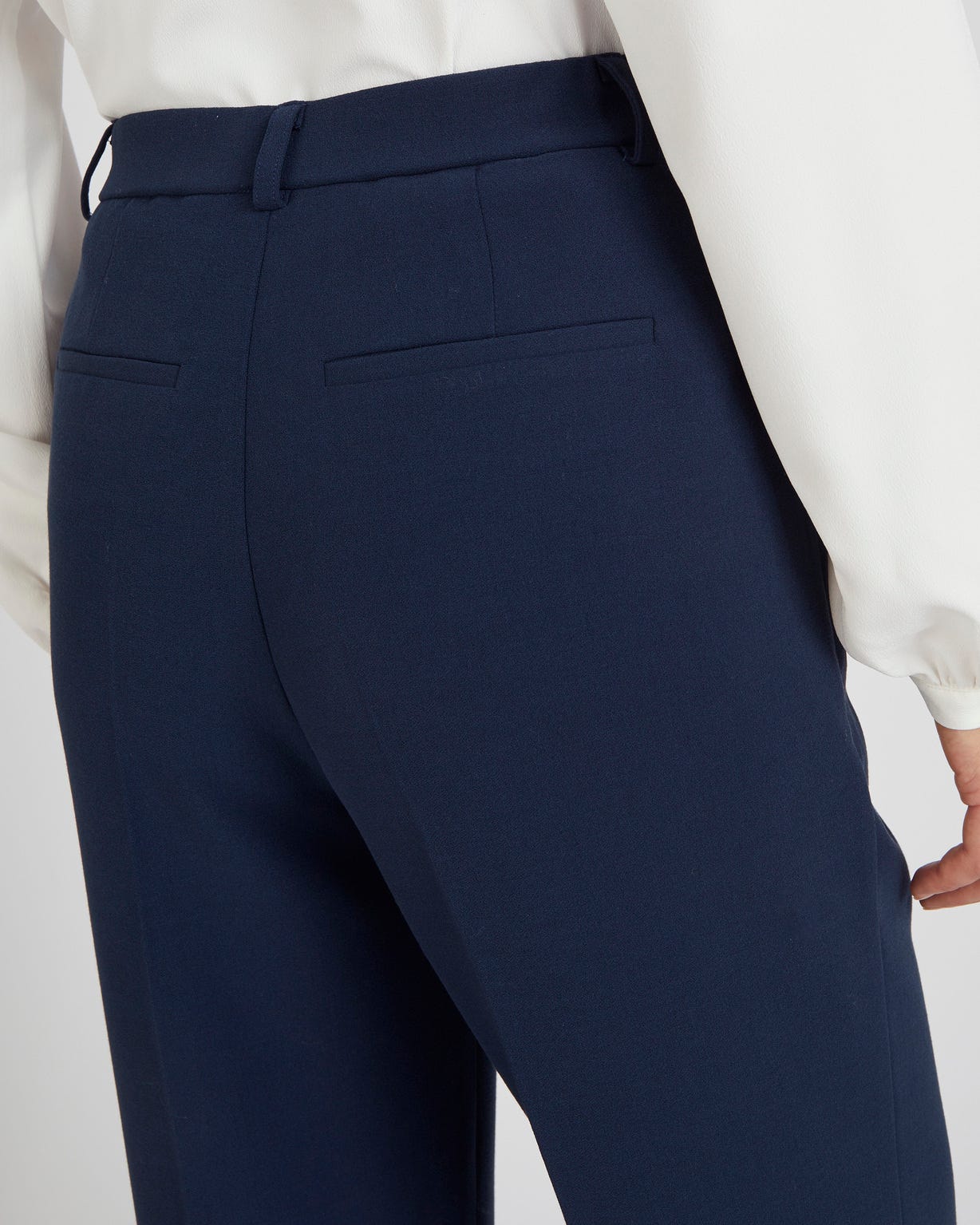 Pantalon large en crêpe
