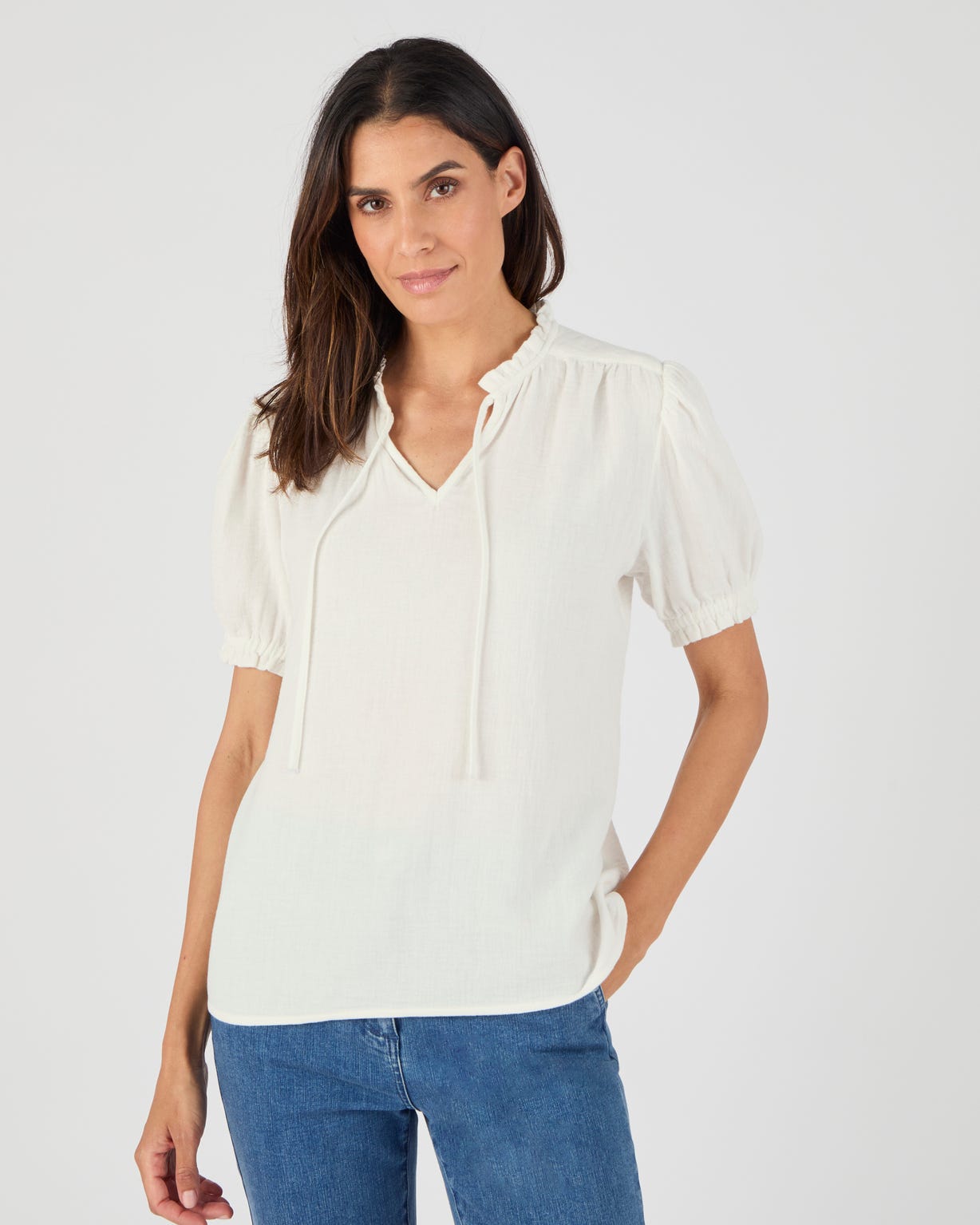 Blouse gaze de coton