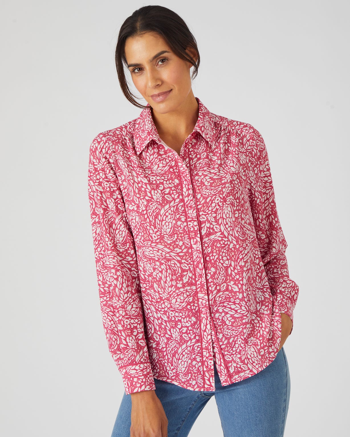 Chemisier crêpe texturé