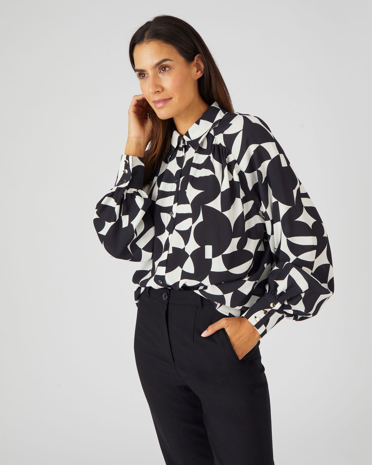 Chemisier graphique pure viscose