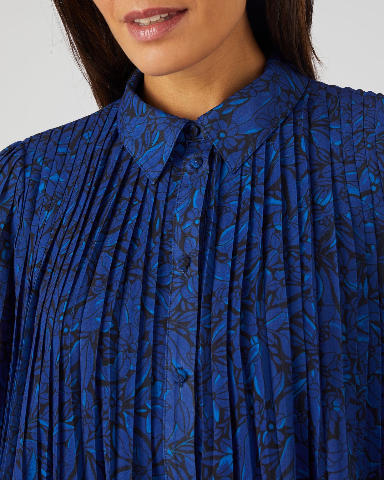 Chemisier plissé permanent