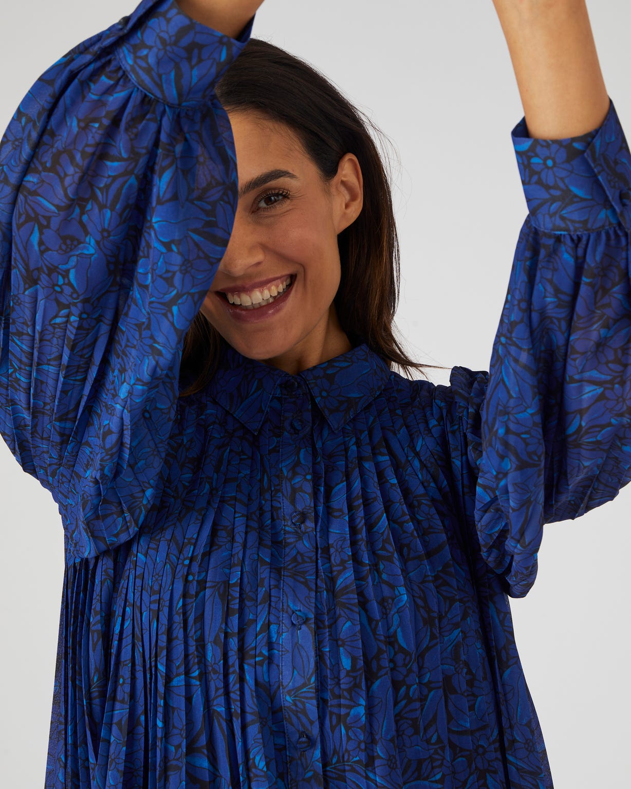 Chemisier plissé permanent