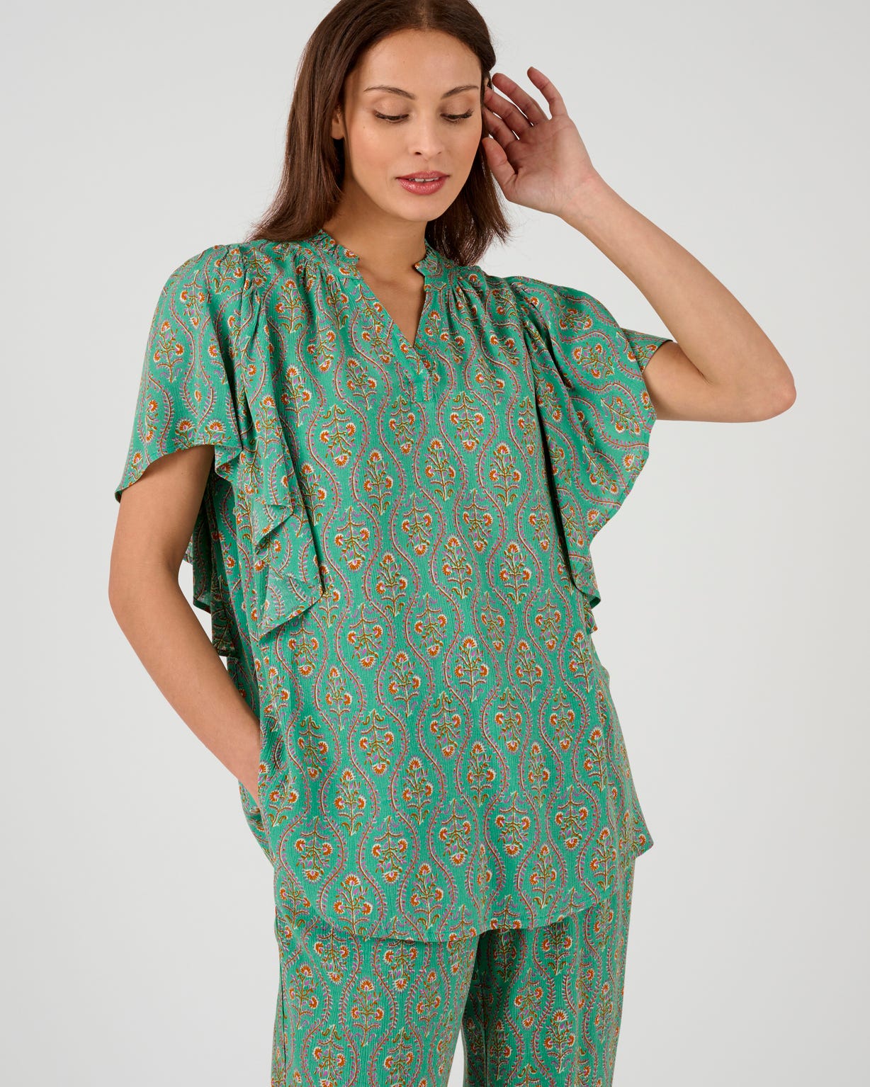 Blouse fibres pure viscose Lenzing(TM) EcoVero(TM)