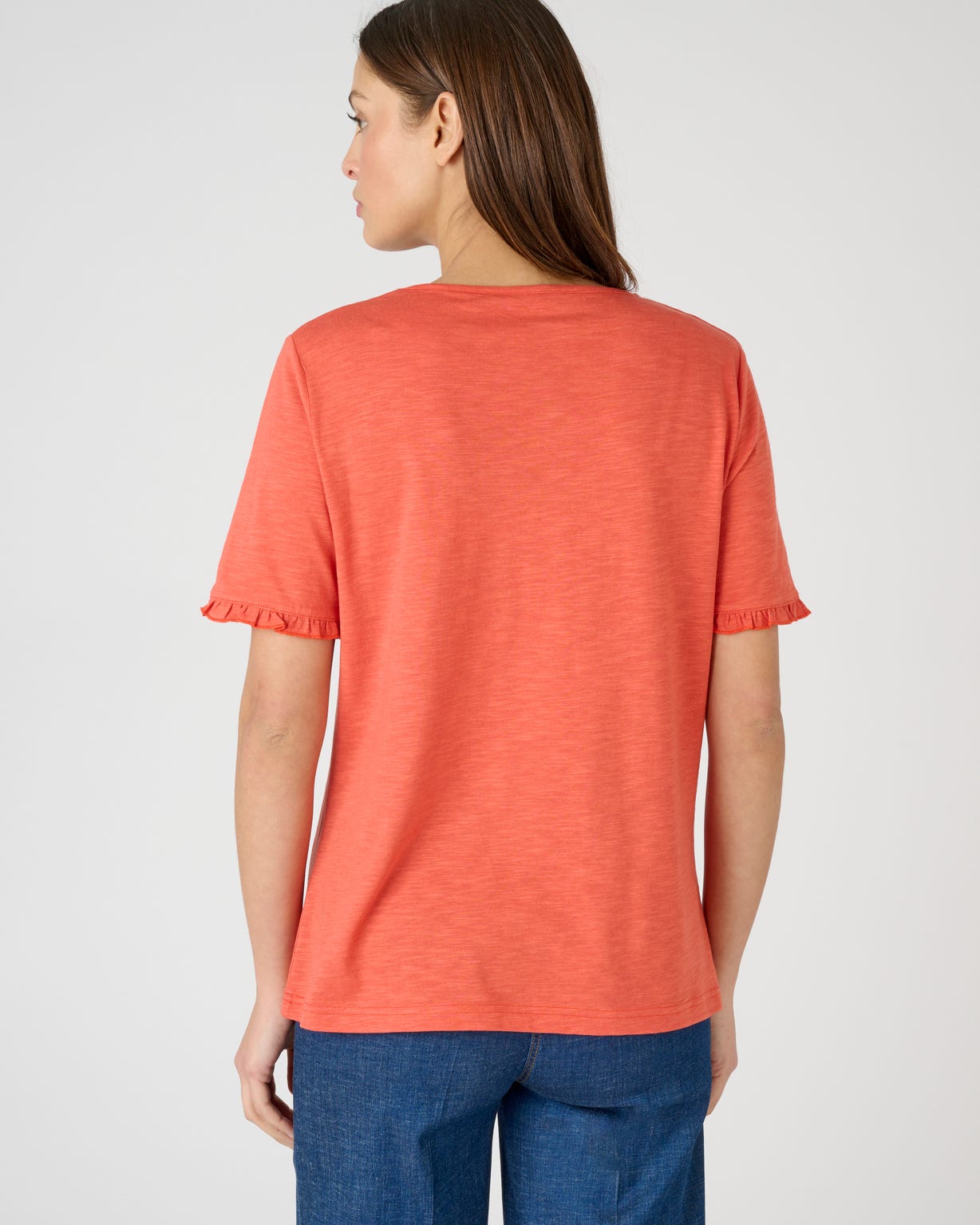 T-shirt maille flammée