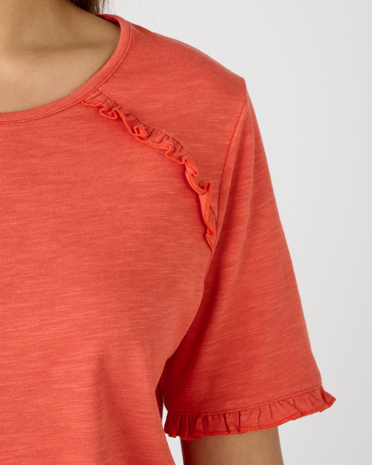 T-shirt maille flammée
