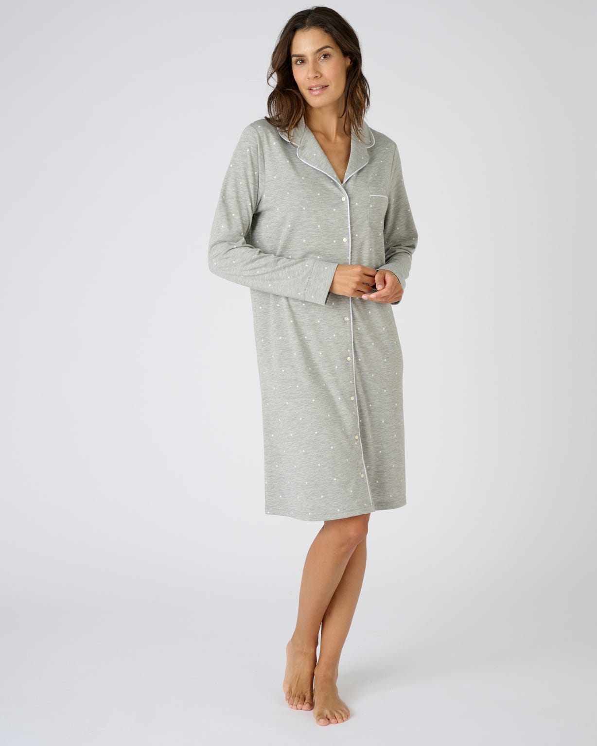 Chemise de nuit boutonnée Thermolactyl