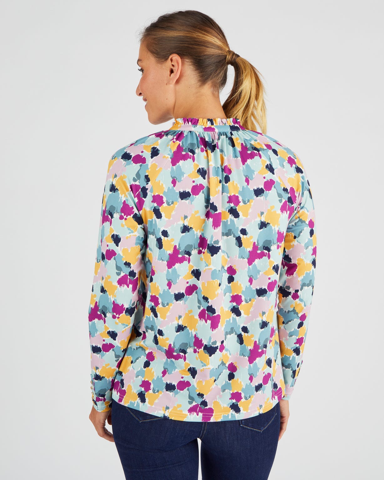 T-shirt ample toucher peau de pêche