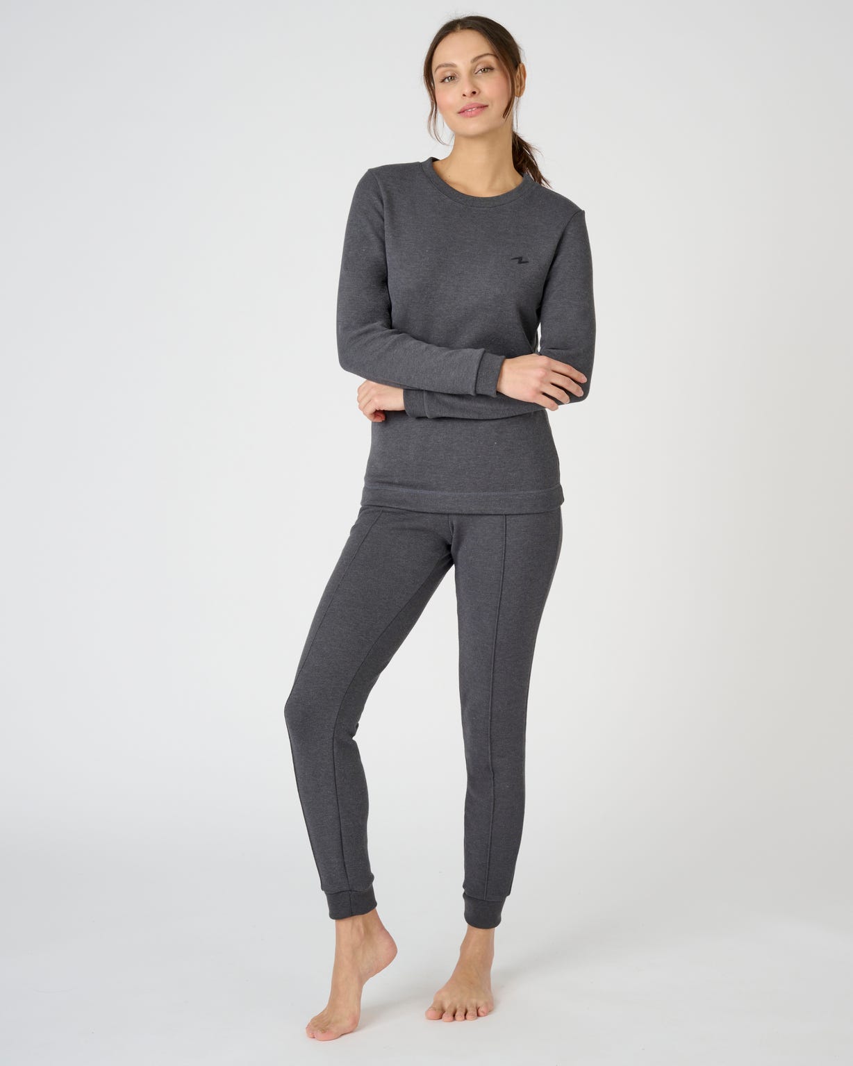 T-shirt femme Thermolactyl Sensitive, molleton