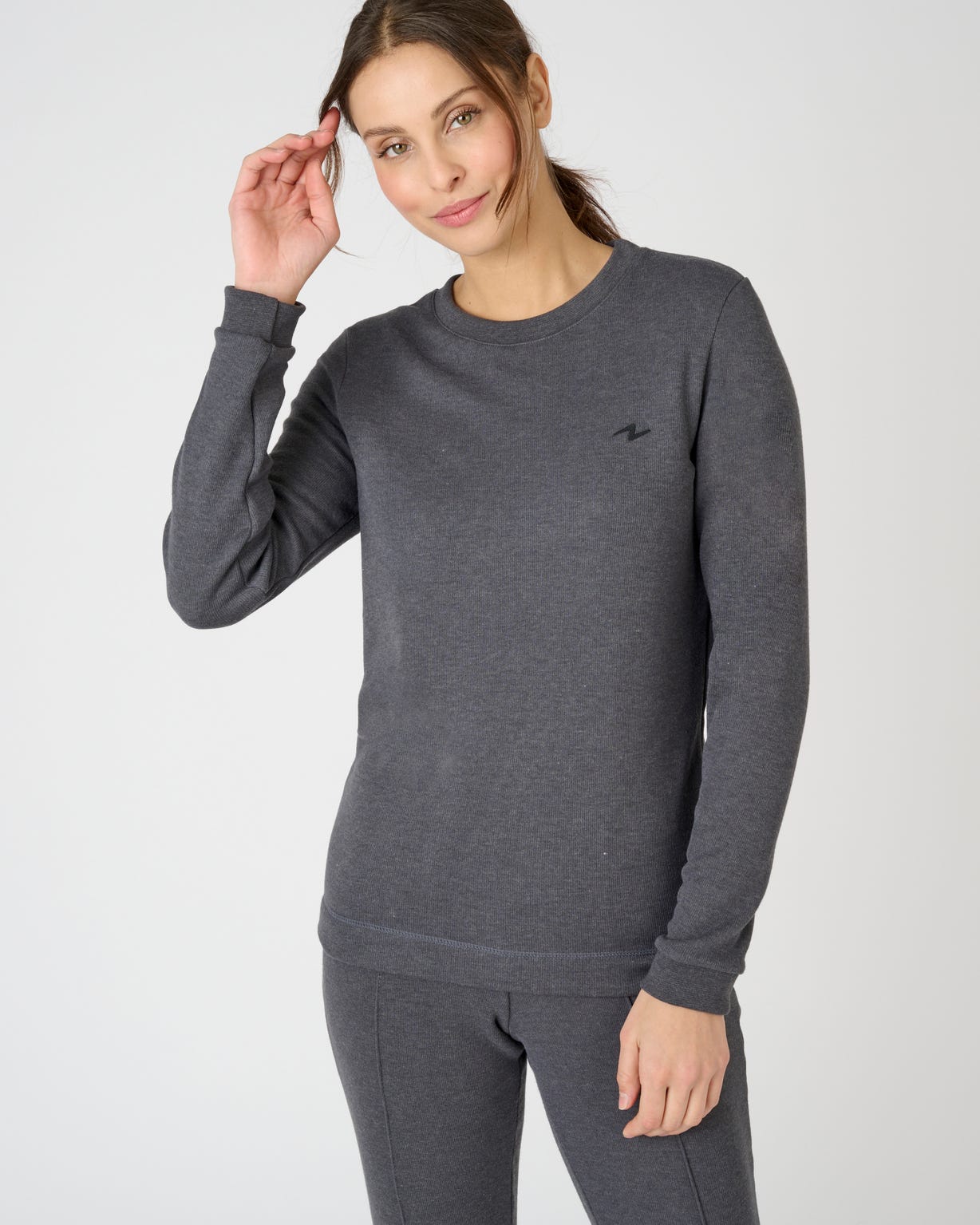 T-shirt femme Thermolactyl Sensitive, molleton