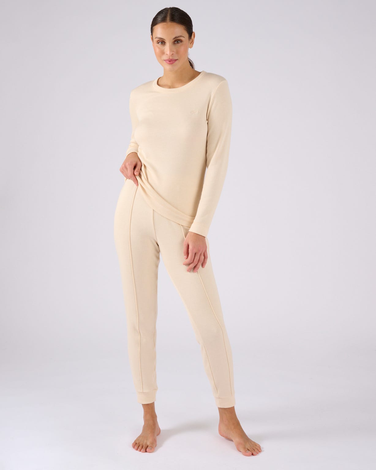 T-shirt femme Thermolactyl Sensitive, molleton