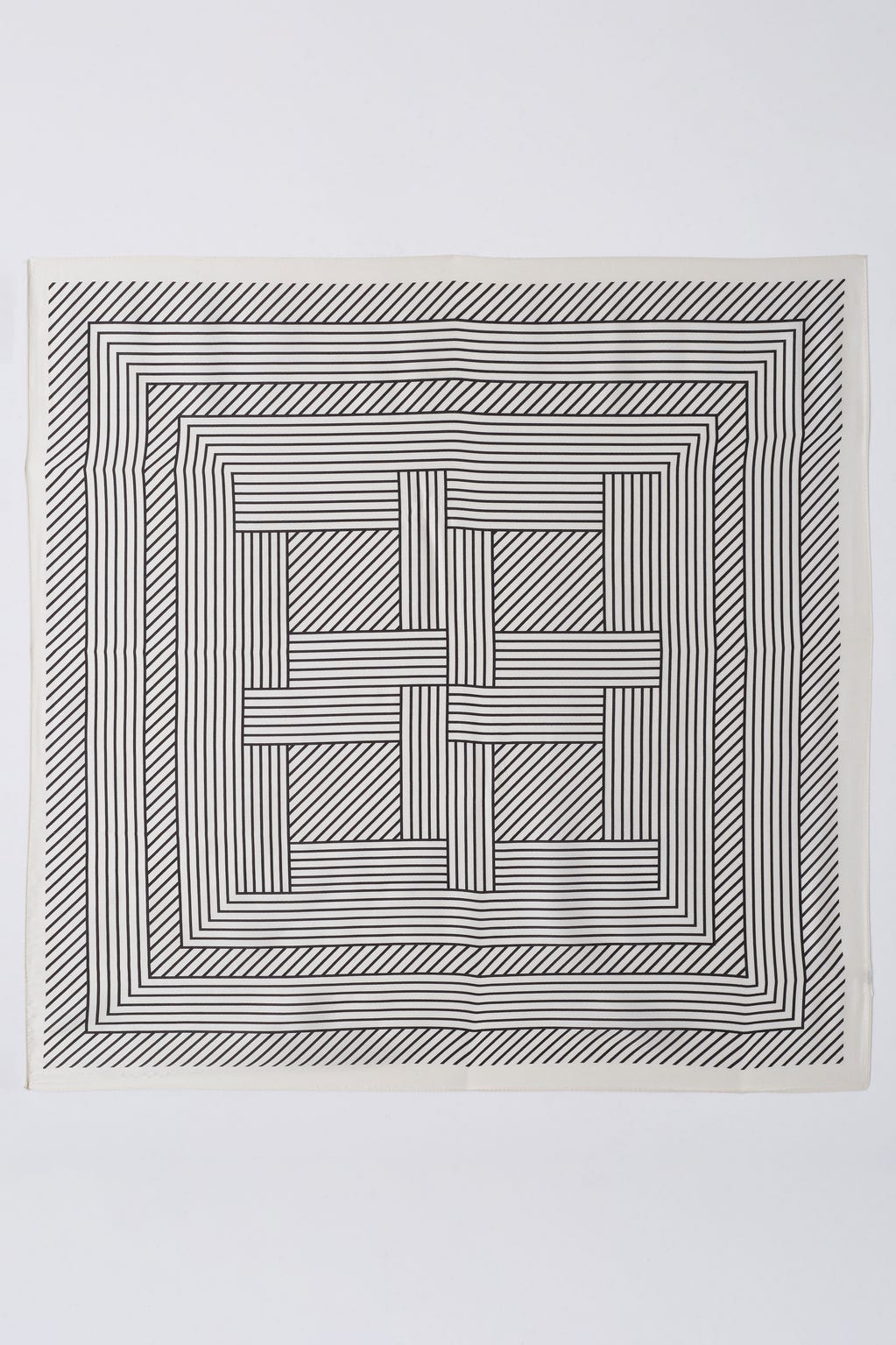 Foulard imprimé graphique