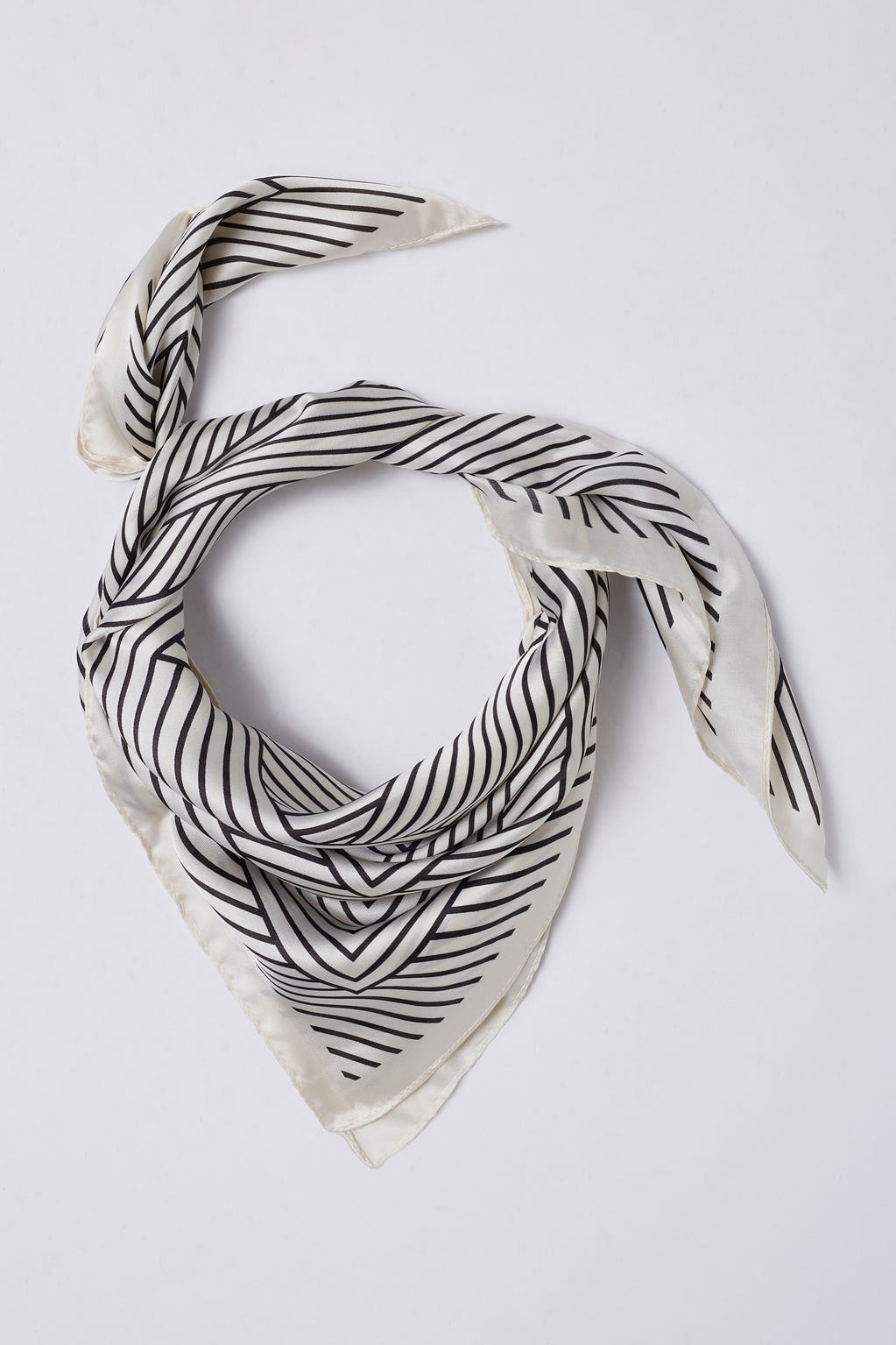Foulard imprimé graphique