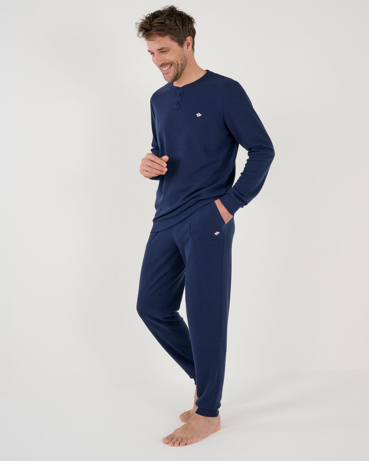 Pyjama Thermolactyl en maille gaufrée