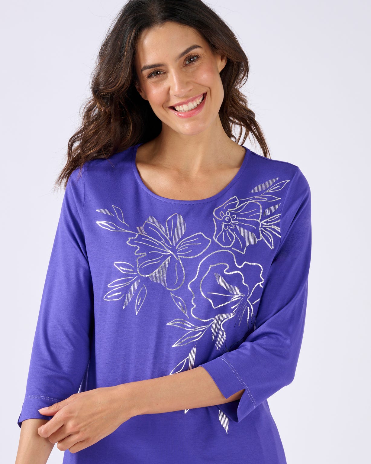 T-shirt motifs coloris doré