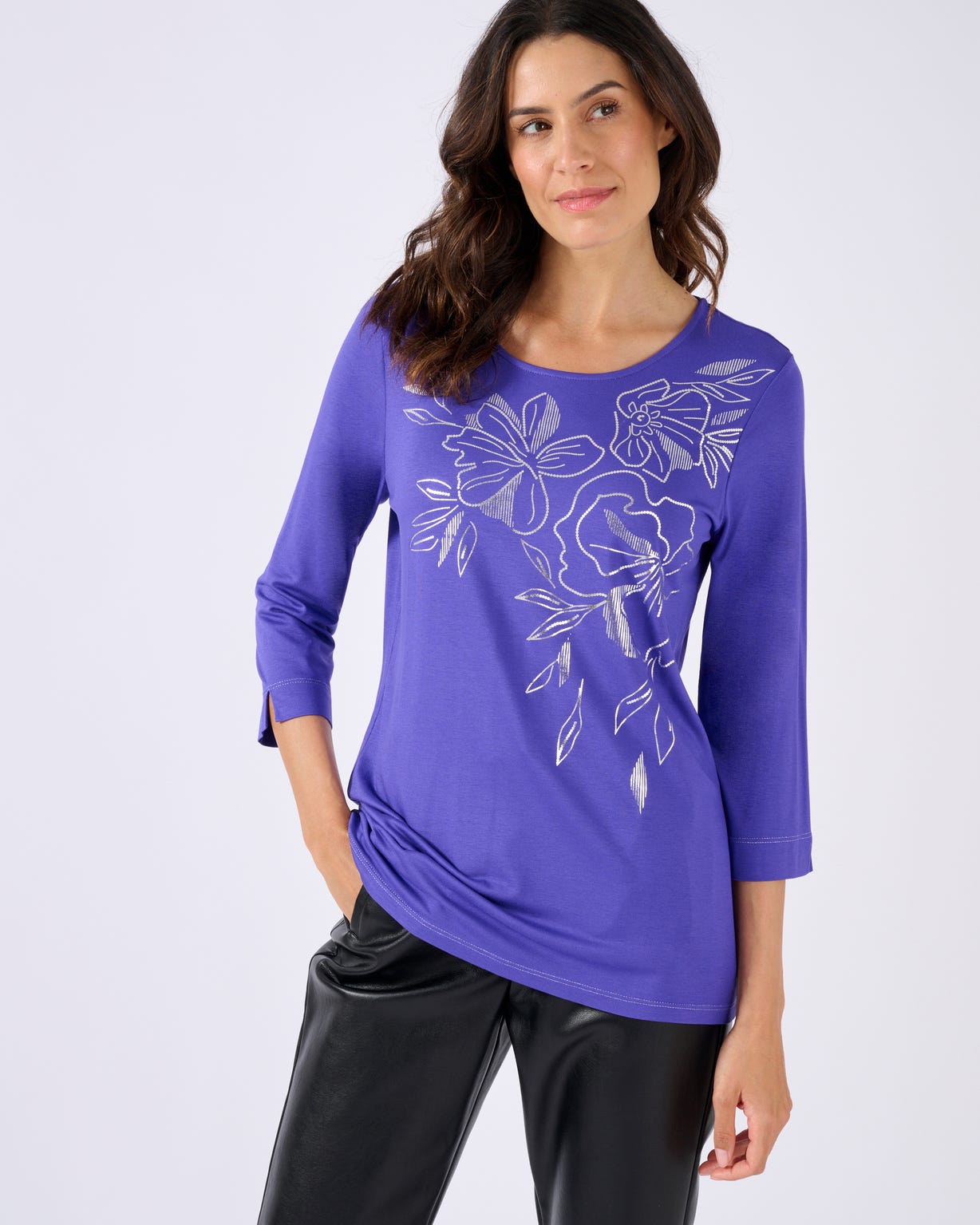 T-shirt motifs coloris doré